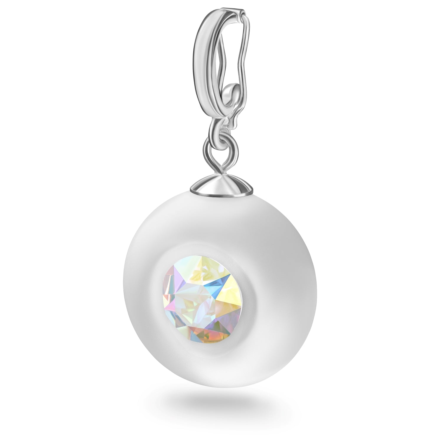 Ciondolo "Solitaire" colorato opaco