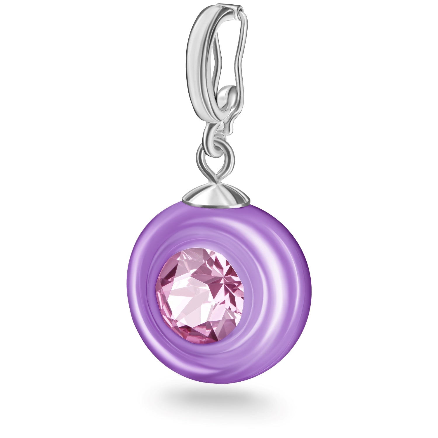 Pendentif Féérie - Verre artisanal translucide