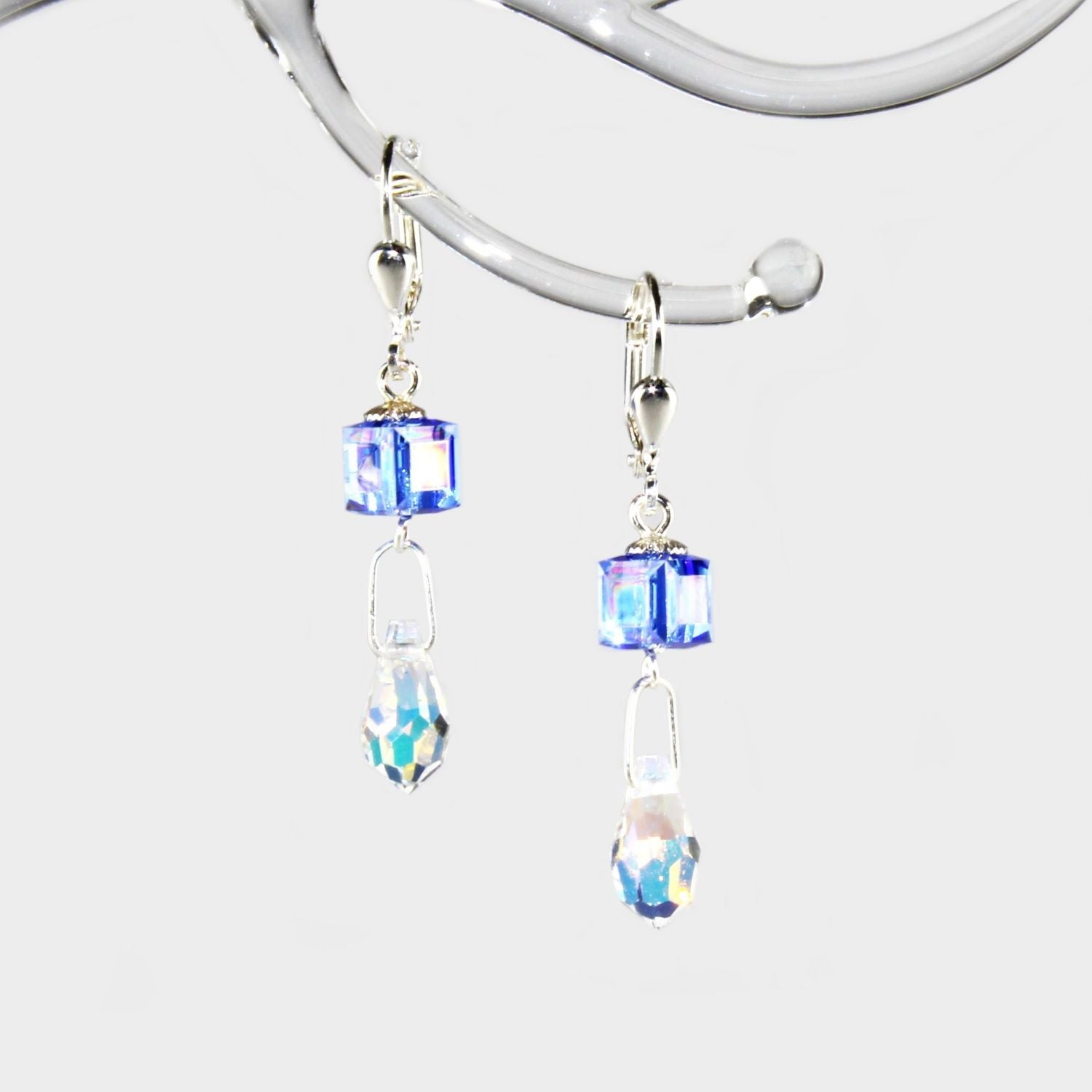 Boucles d'oreilles "Cube