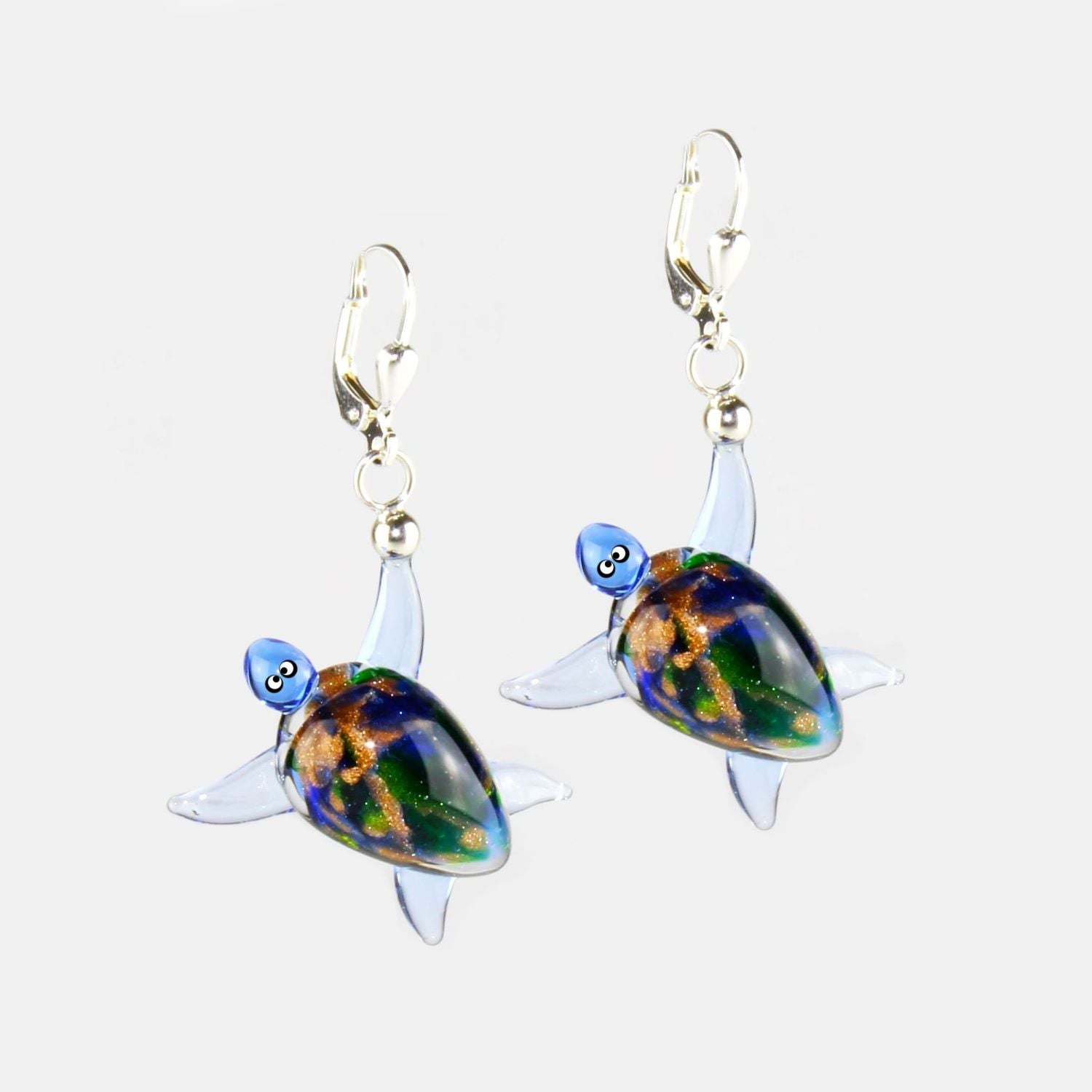 Boucles d'oreilles tortue