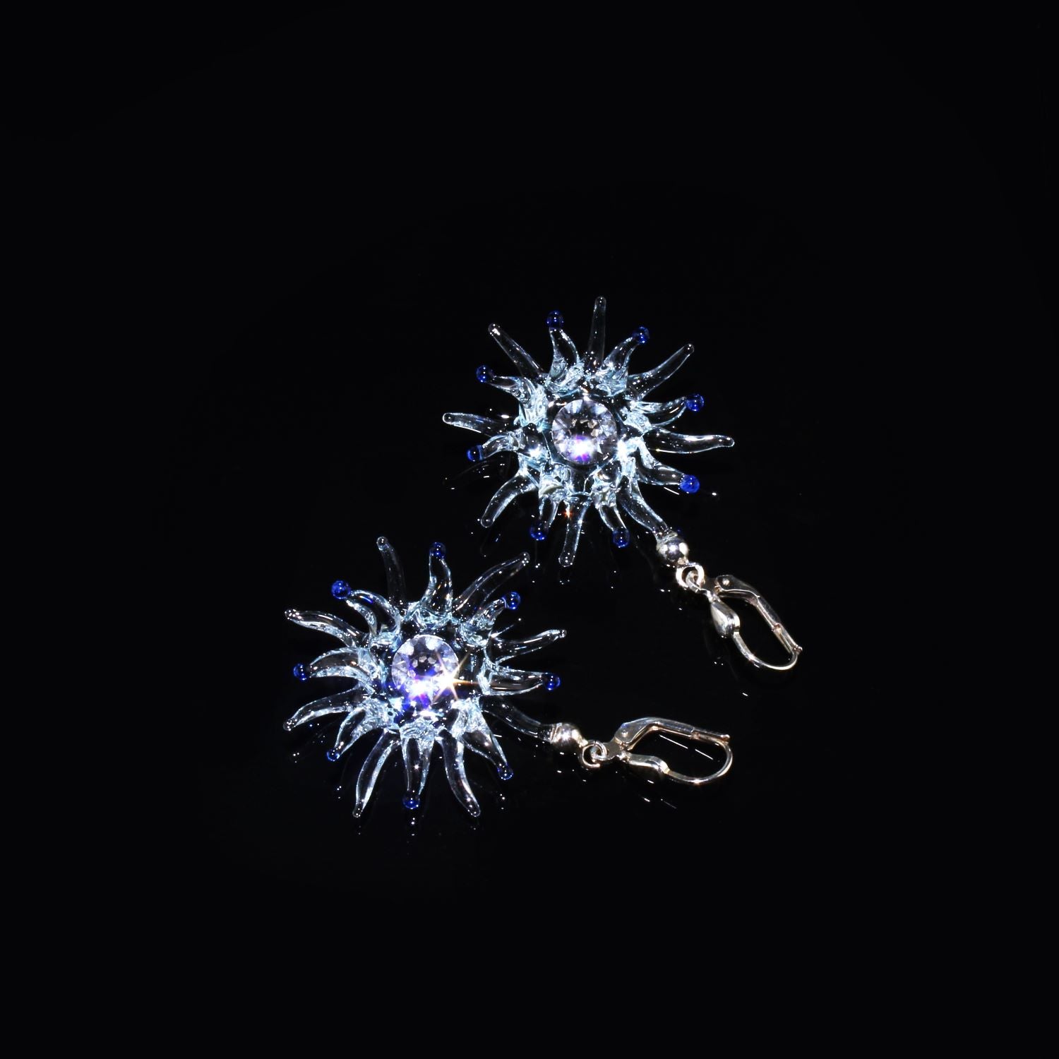 Boucles d'oreilles anémone de mer