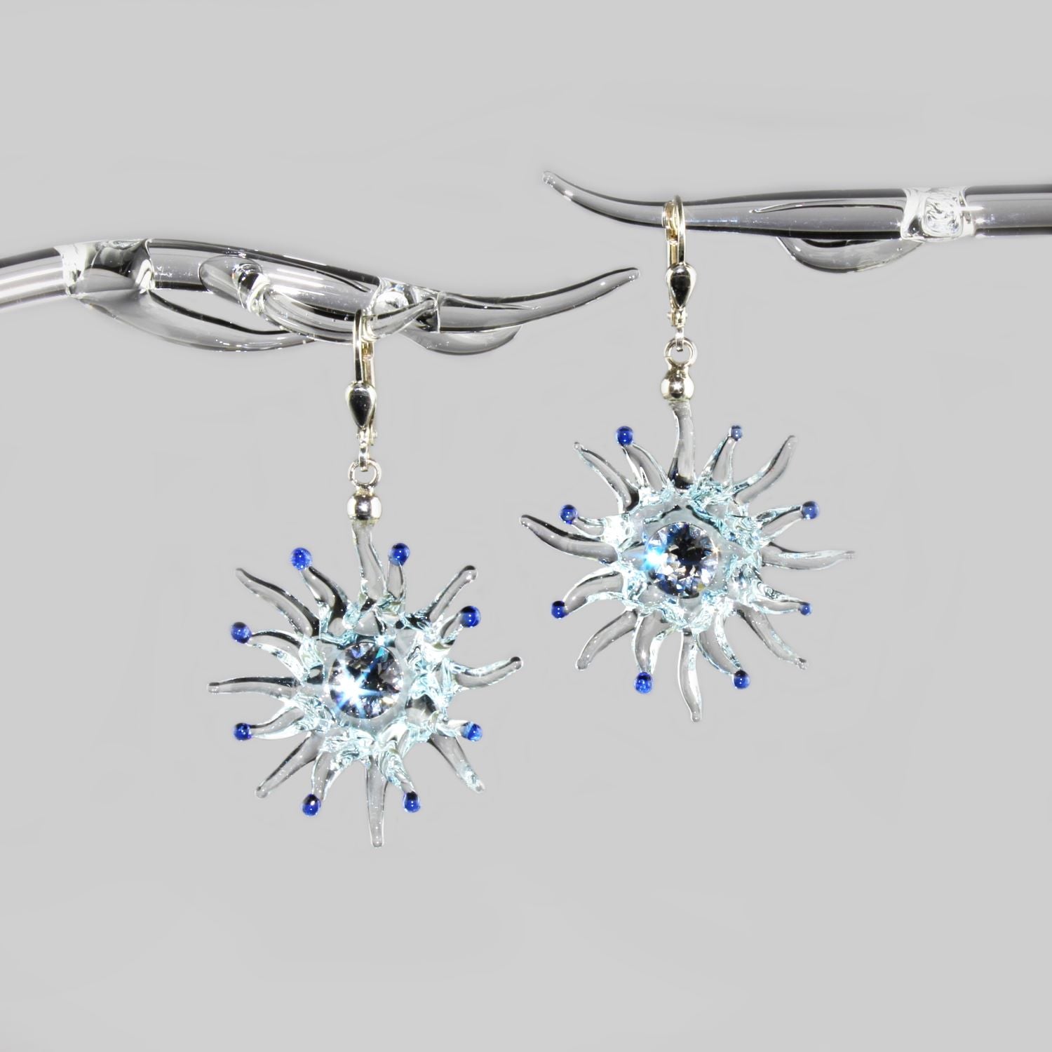 Boucles d'oreilles anémone de mer