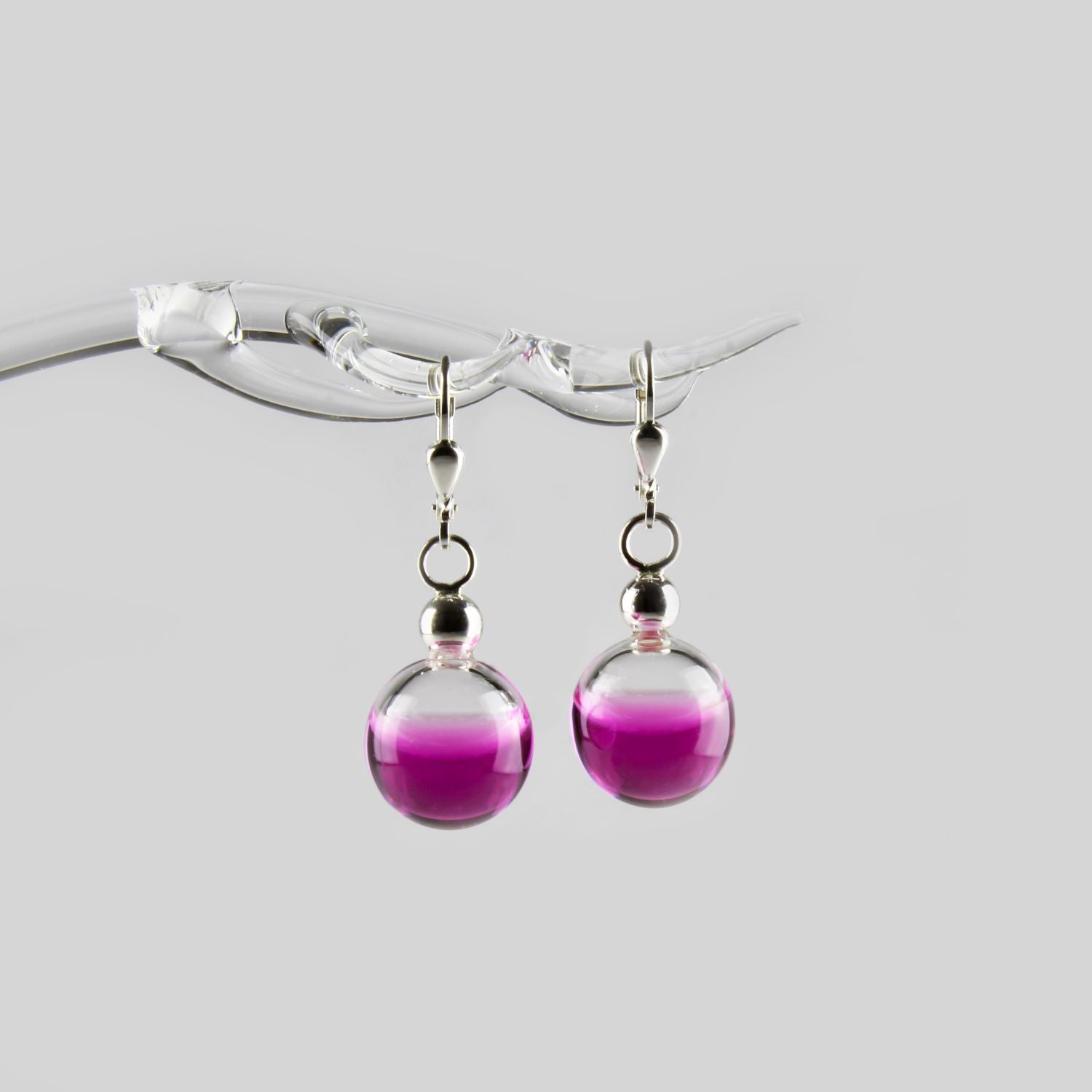 Boucles d'oreilles "water dream" boule