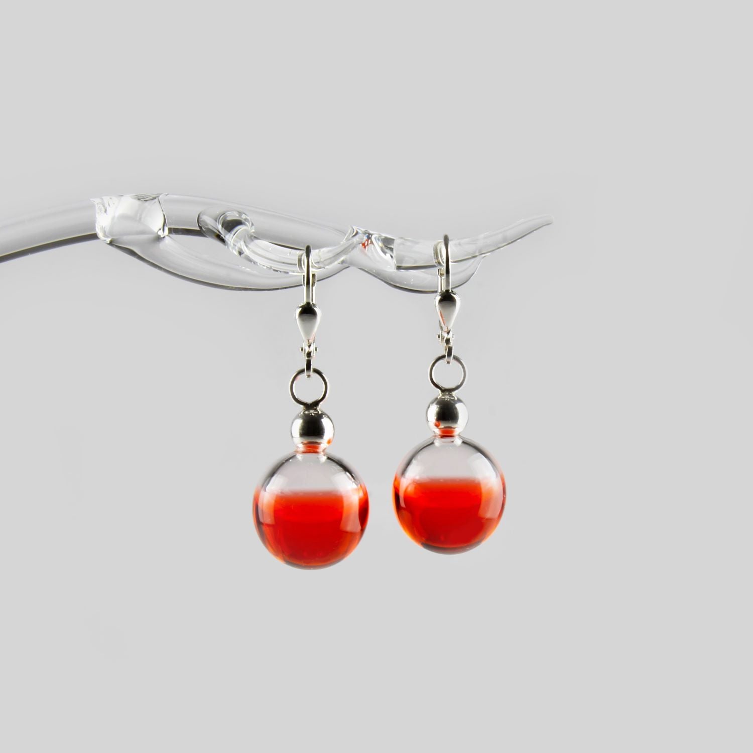 Boucles d'oreilles "water dream" boule