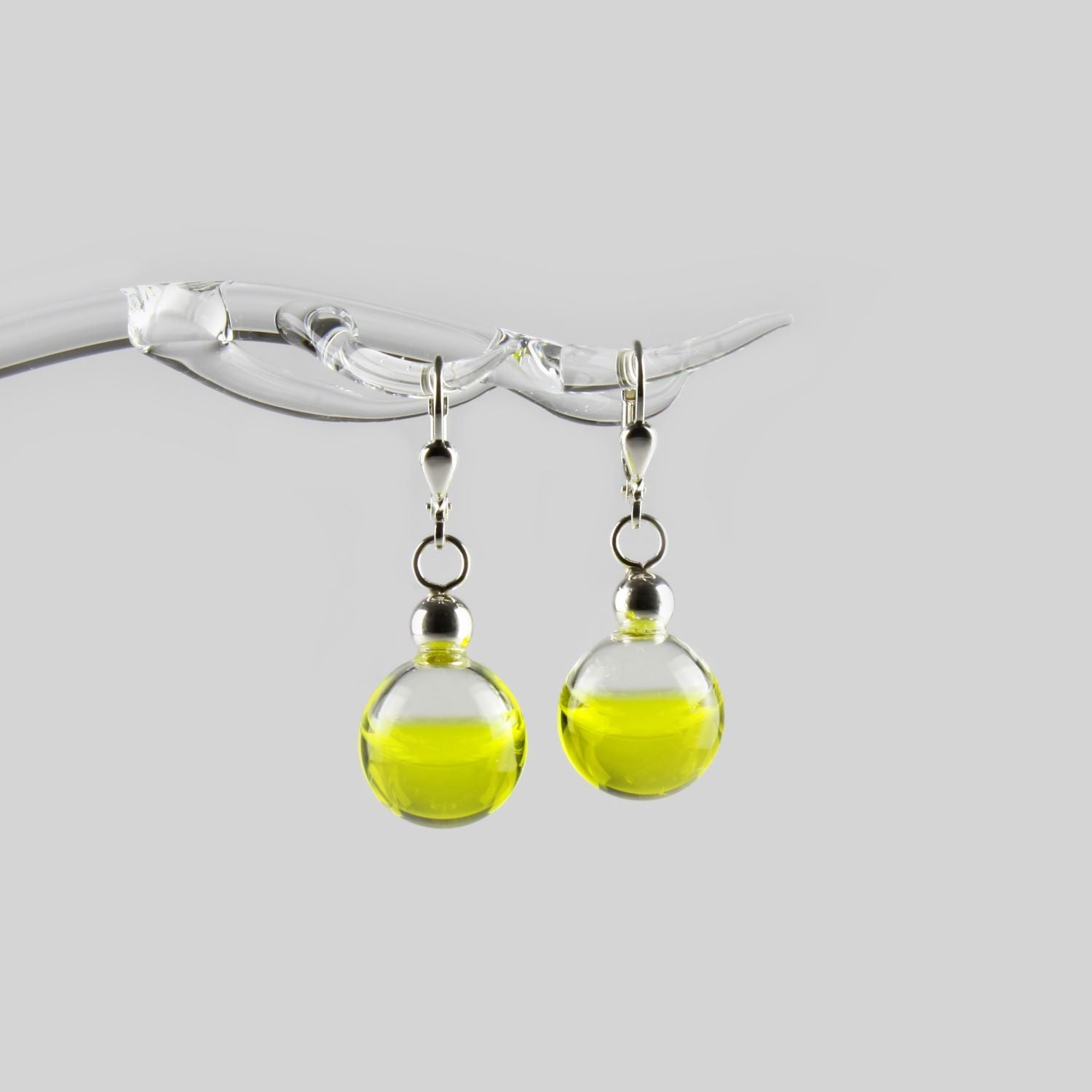 Boucles d'oreilles "water dream" boule