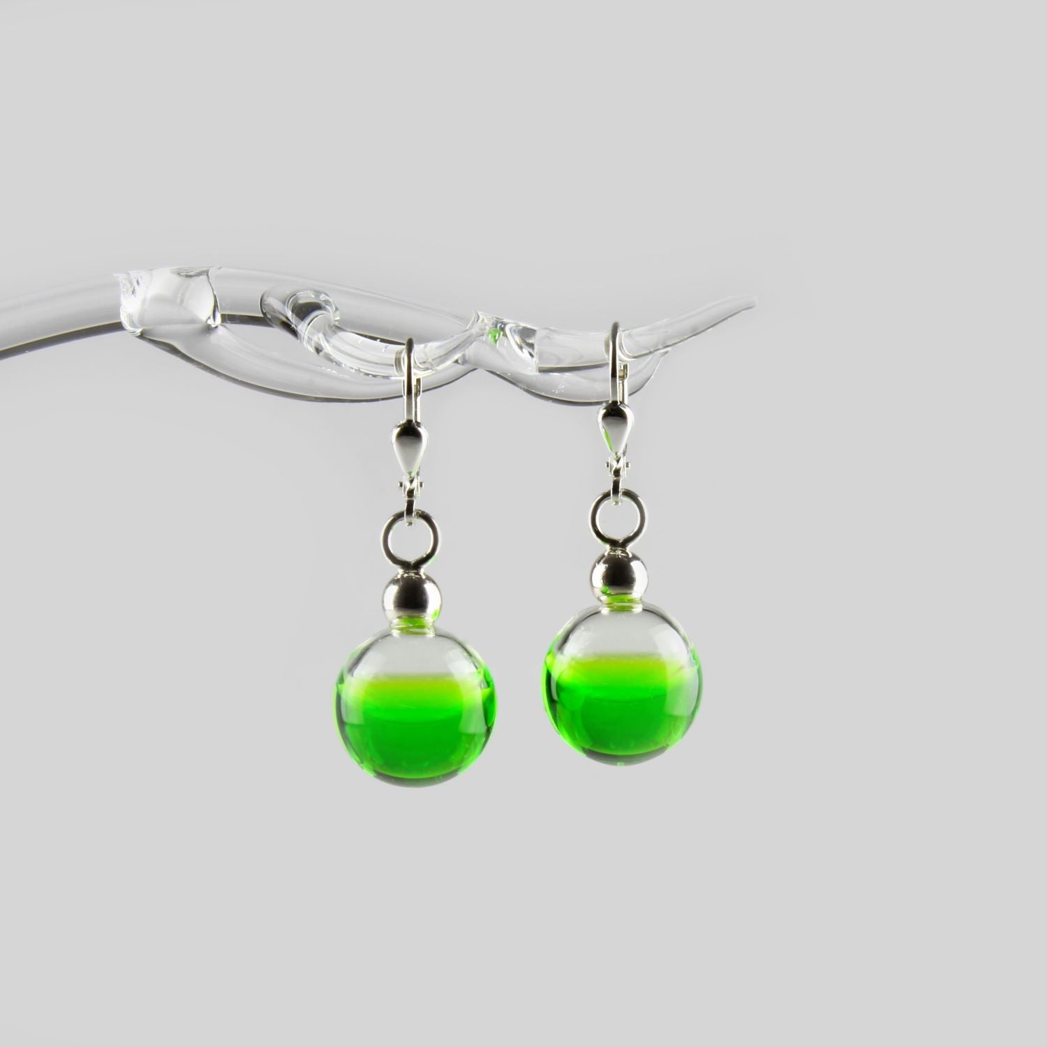 Boucles d'oreilles "water dream" boule