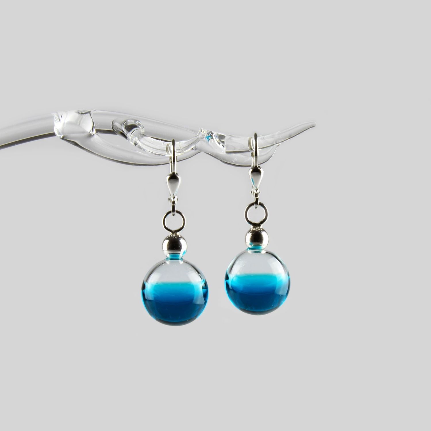 Boucles d'oreilles "water dream" boule