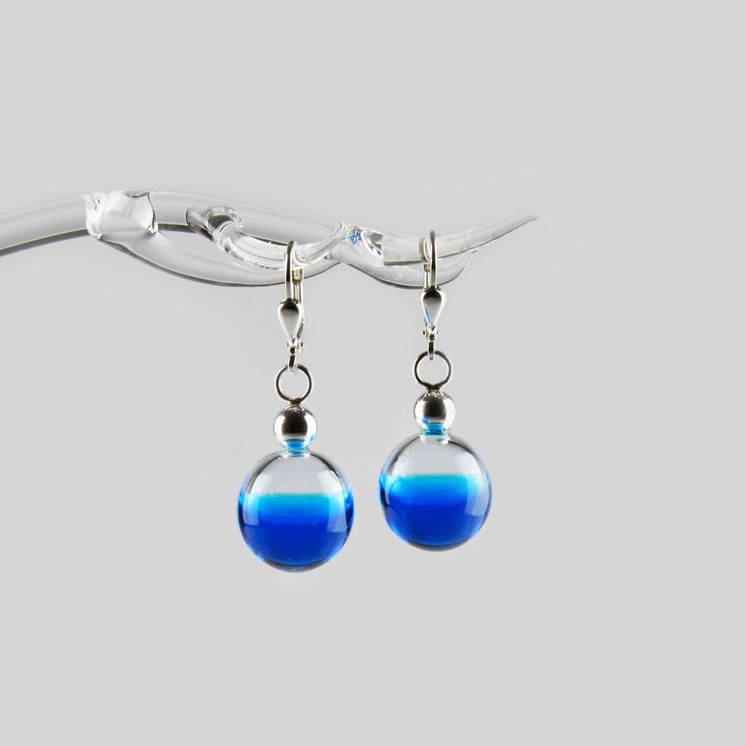 Boucles d'oreilles "water dream" boule