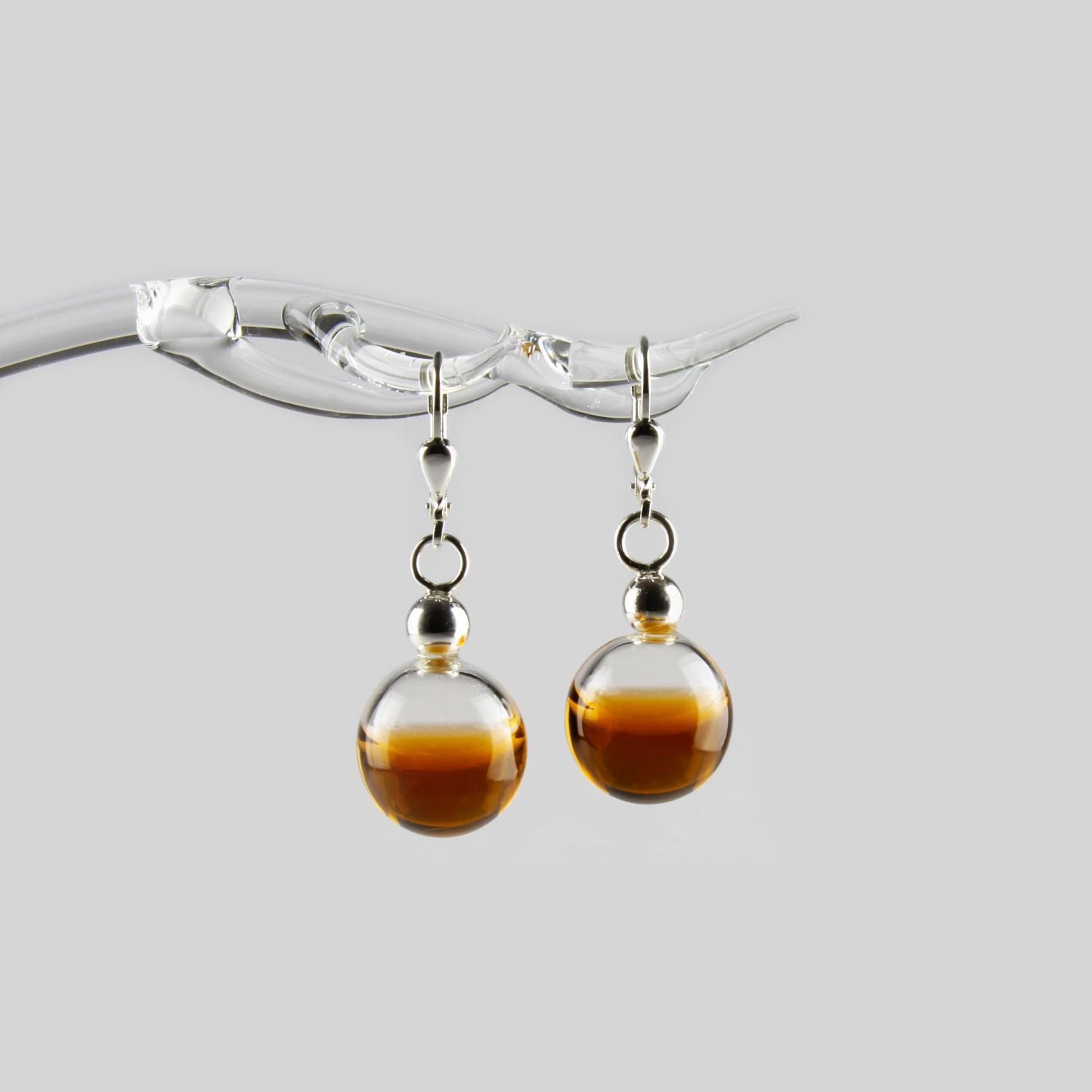 Boucles d'oreilles "water dream" boule