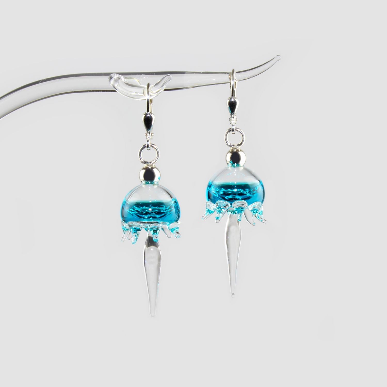 Boucles d'oreilles "water dream" méduse