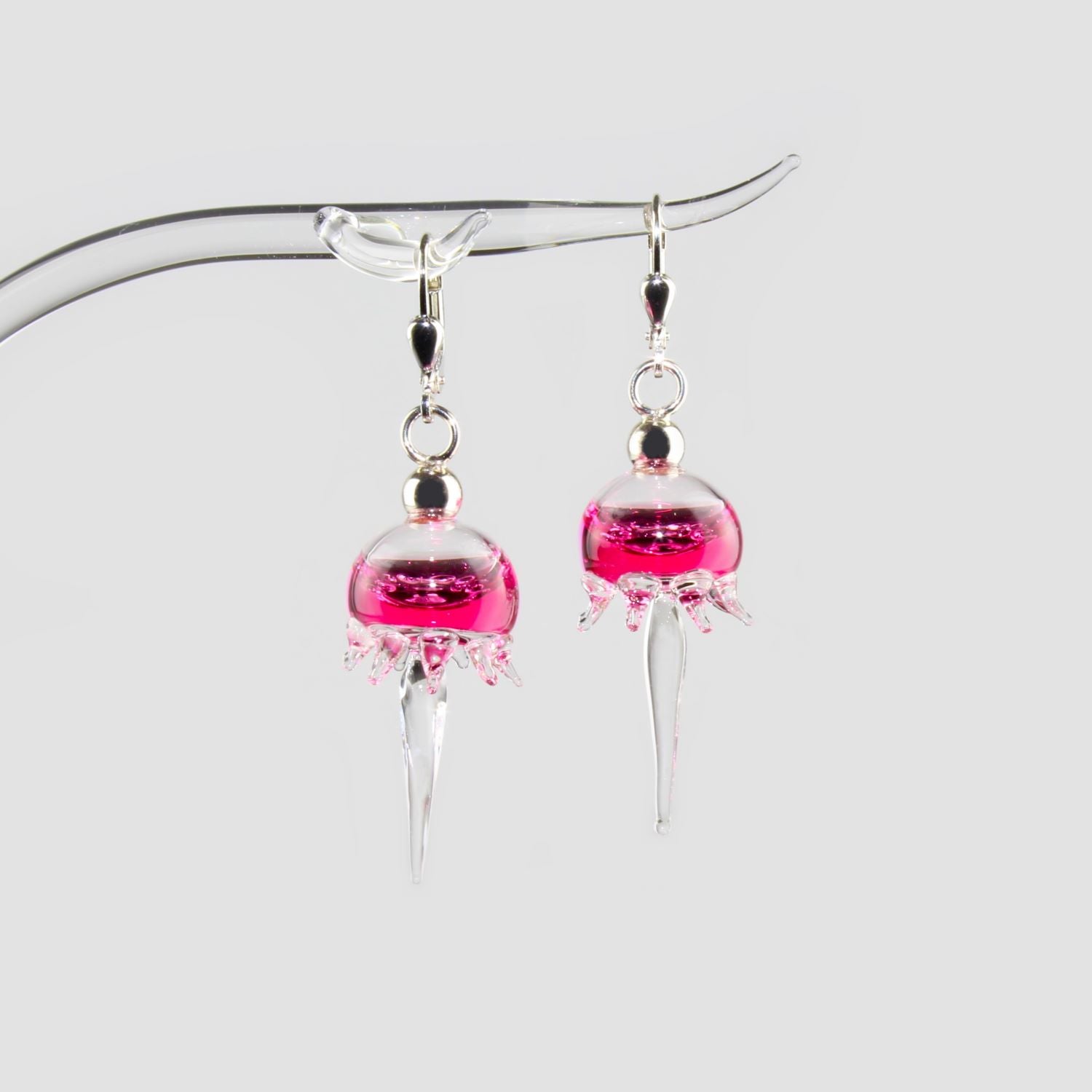 Boucles d'oreilles "water dream" méduse