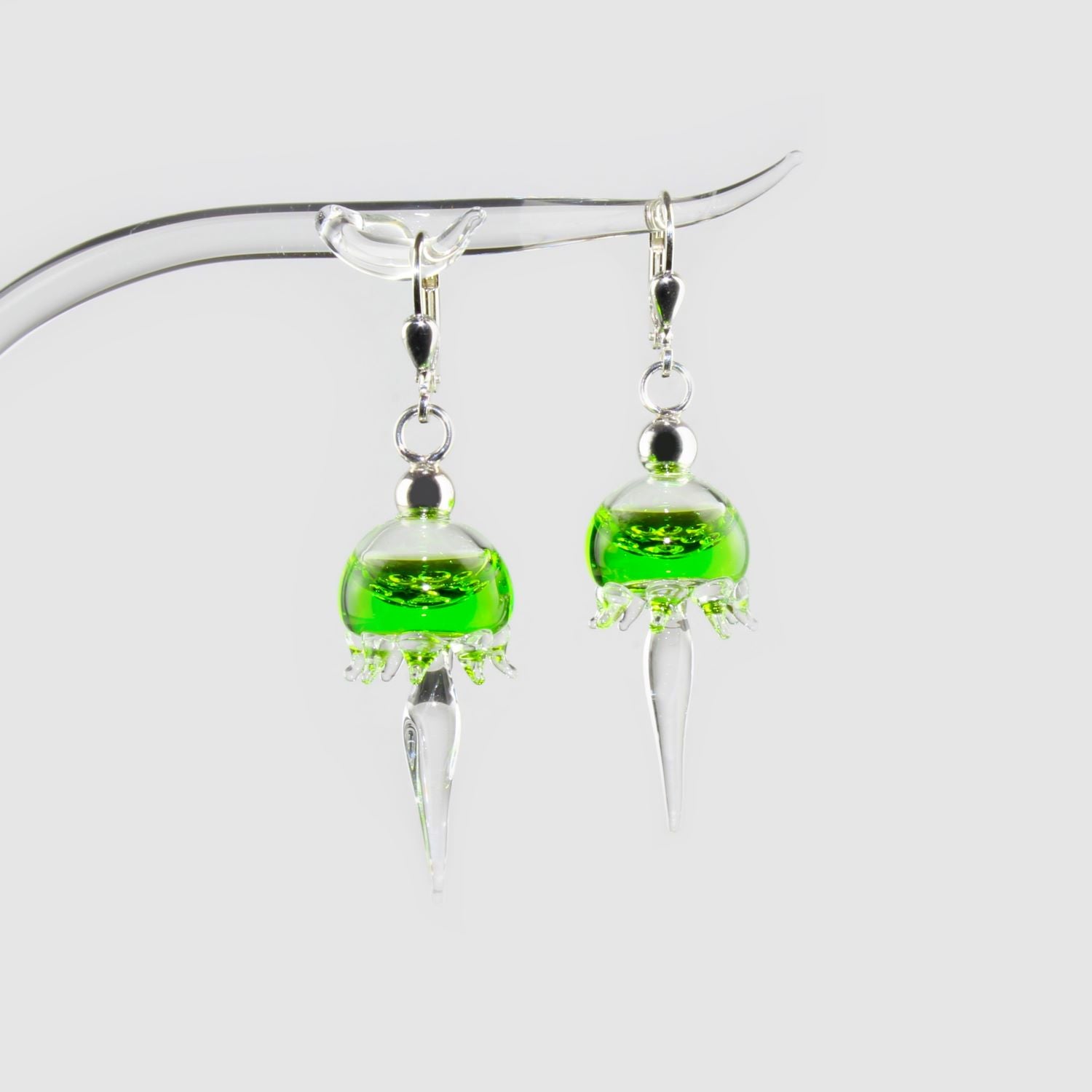 Boucles d'oreilles "water dream" méduse