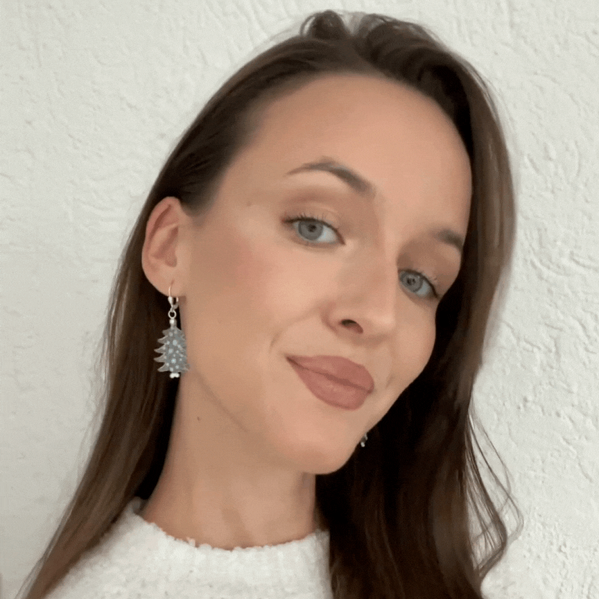 Boucles d'oreilles Arbre de Noël