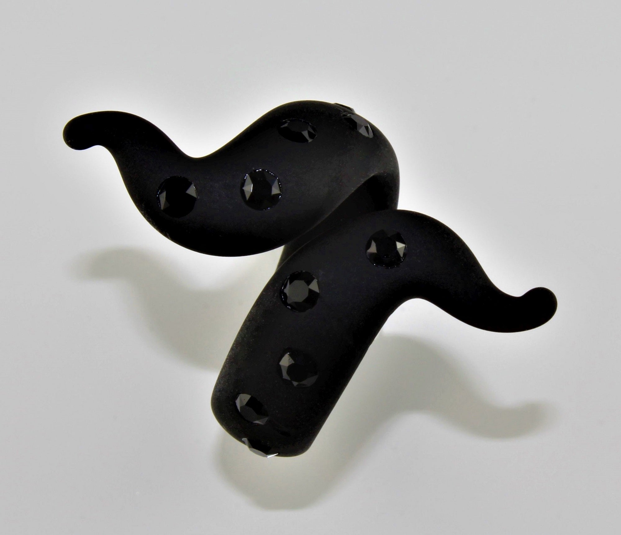 Anello a spirale "Amelia" Jet matt
