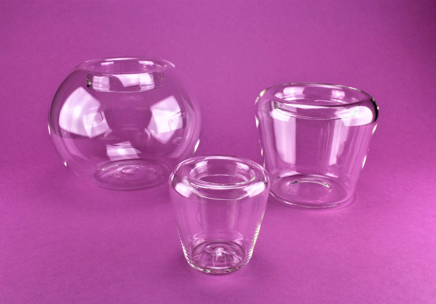 Orchideeënpot, borosilicaat, helder