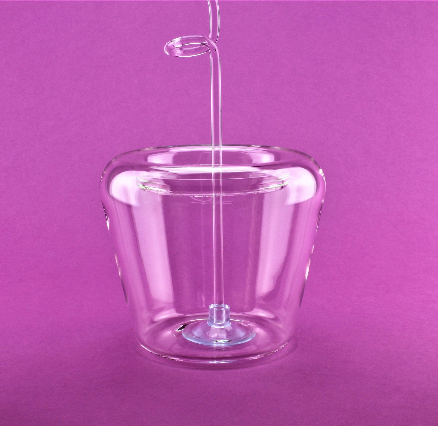 Orchideeënpot, borosilicaat, helder