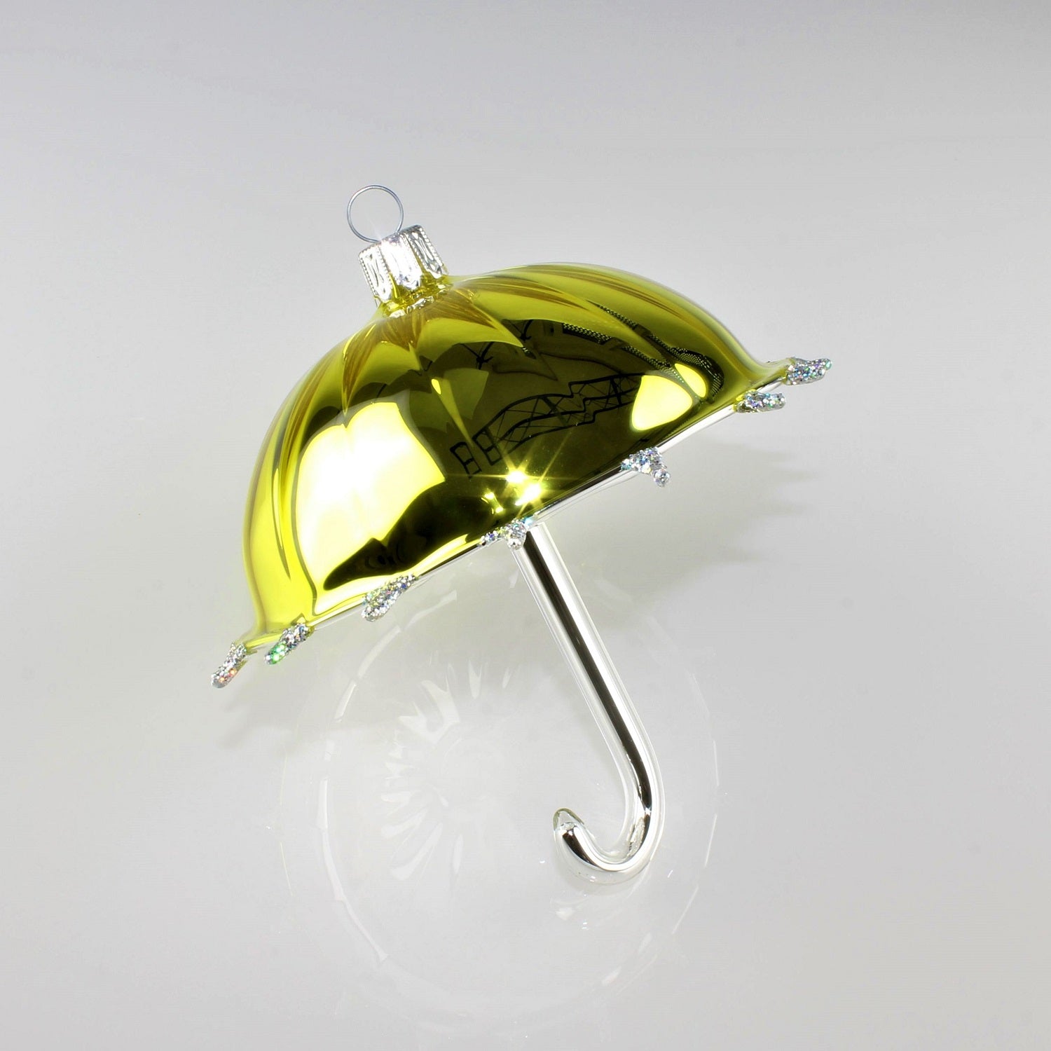 Schirm ,farbig klar, Durchmesser 11 und 9 cm
