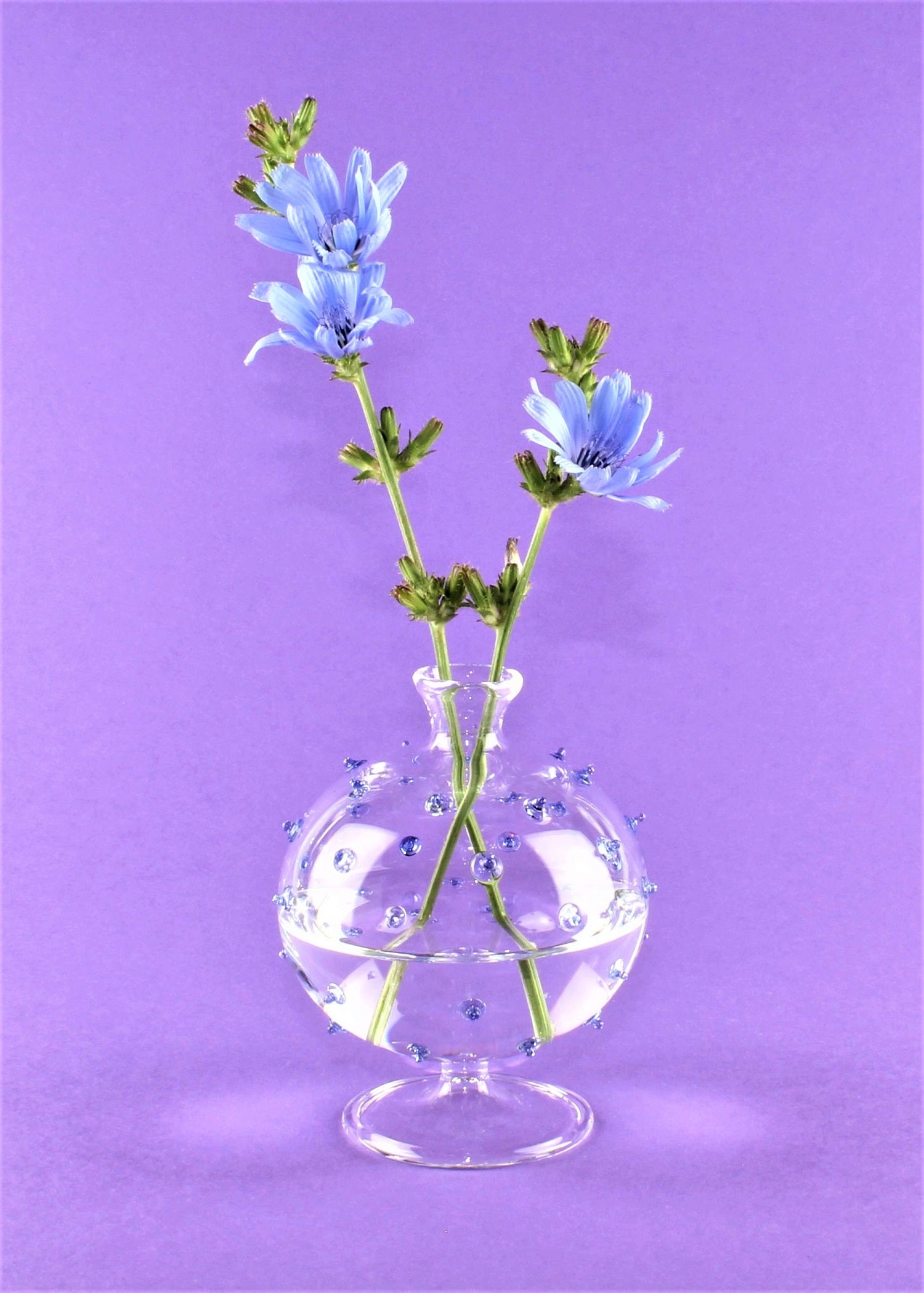 Vase für kleine Blumen "meine Kleine", rund