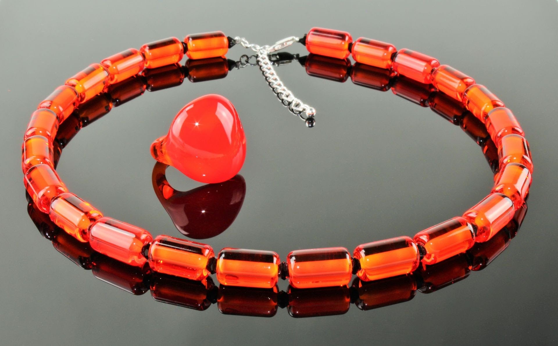 Collana "Emma" rossa