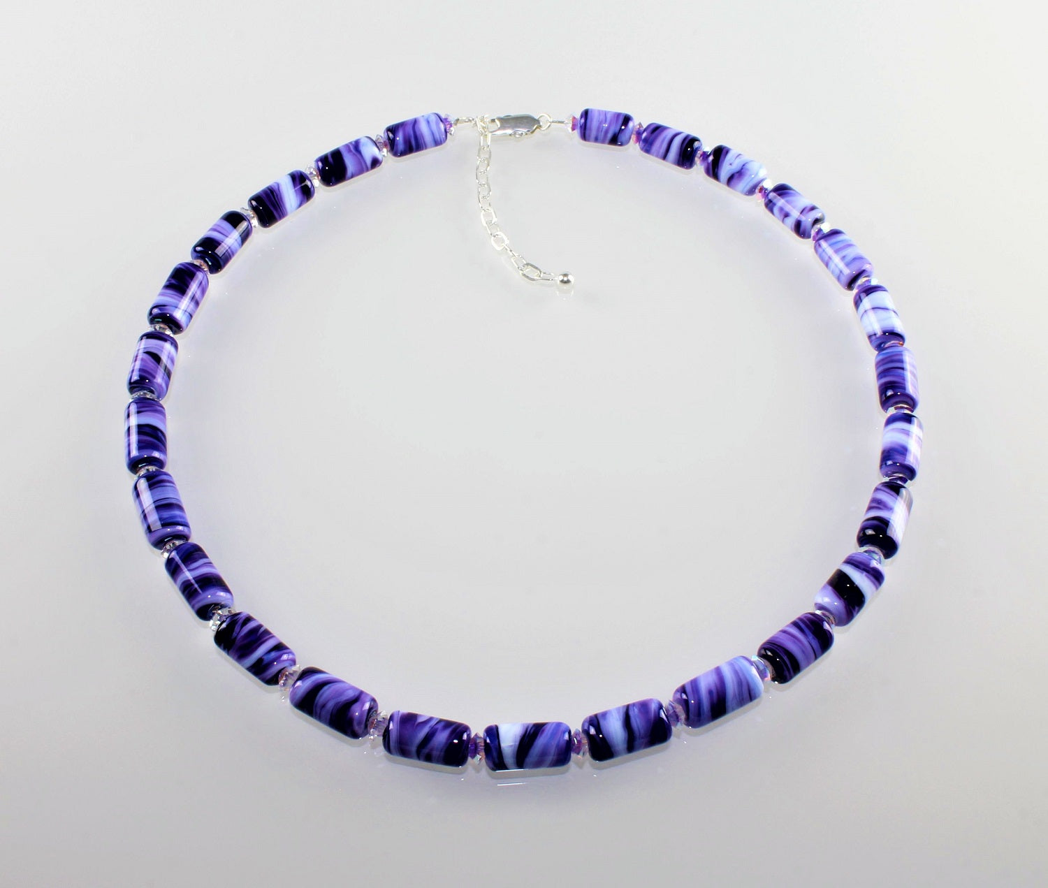 Necklace glass "twenty-six" ` 45 -47 cm length.
