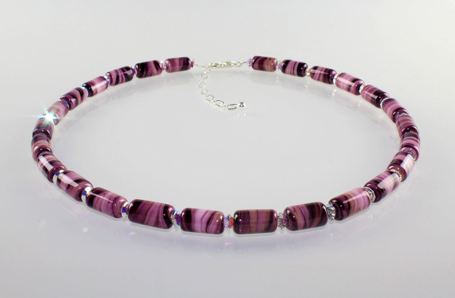 Necklace glass "twenty-six" ` 45 -47 cm length.
