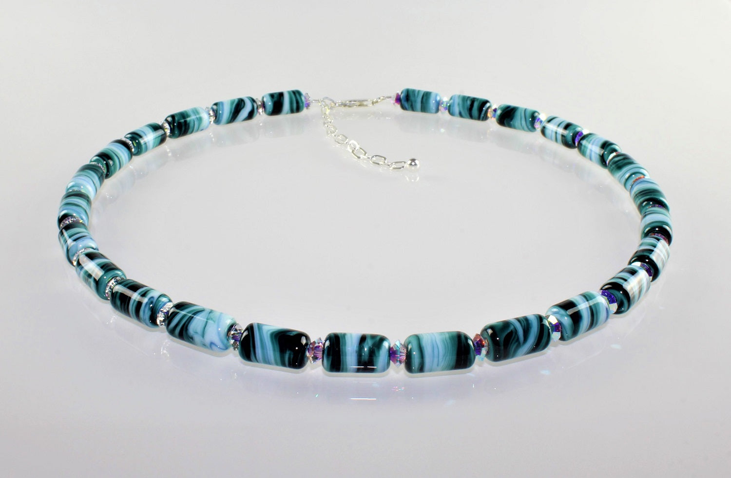 Necklace glass "twenty-six" ` 45 -47 cm length.