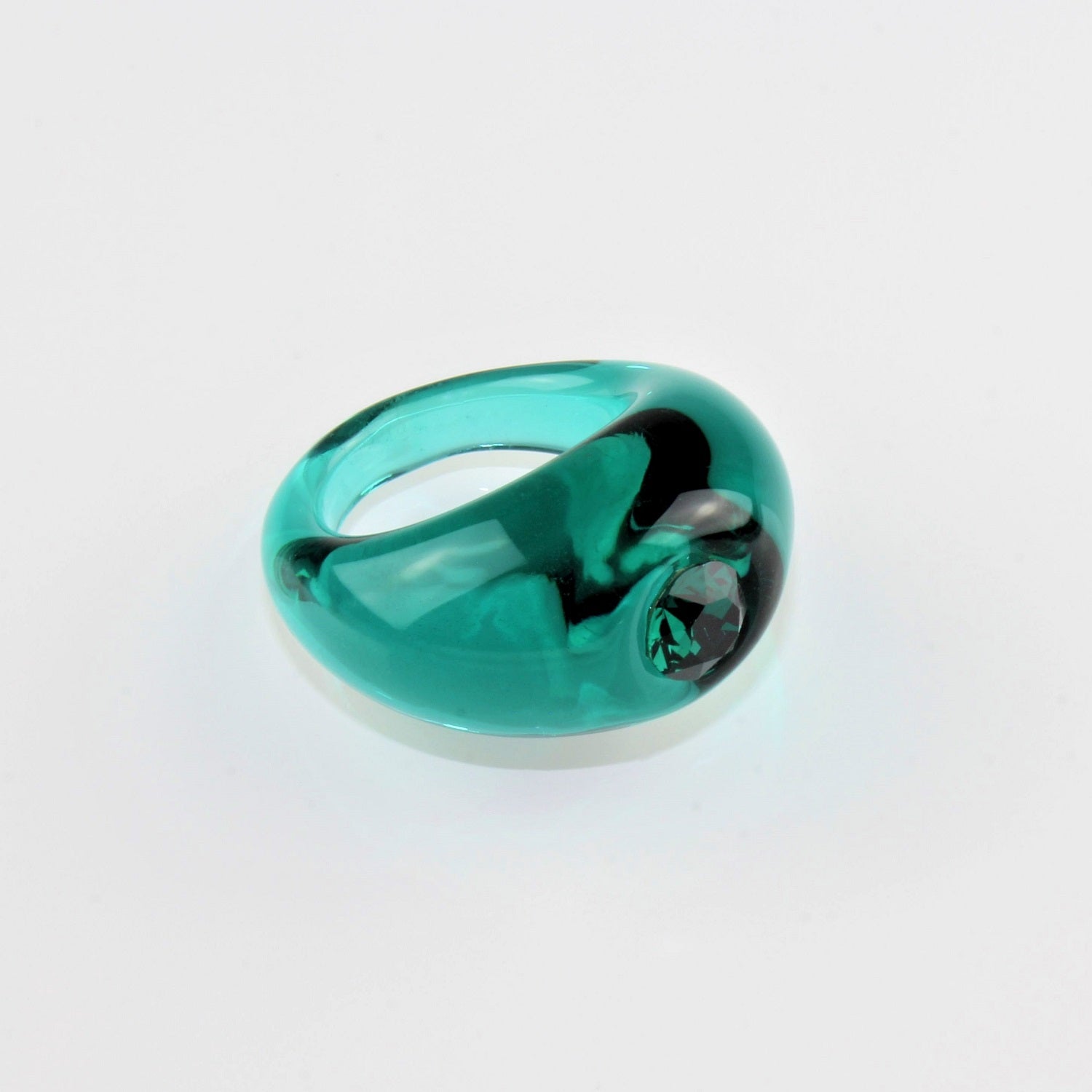 Bague "Solitaire" turquoise