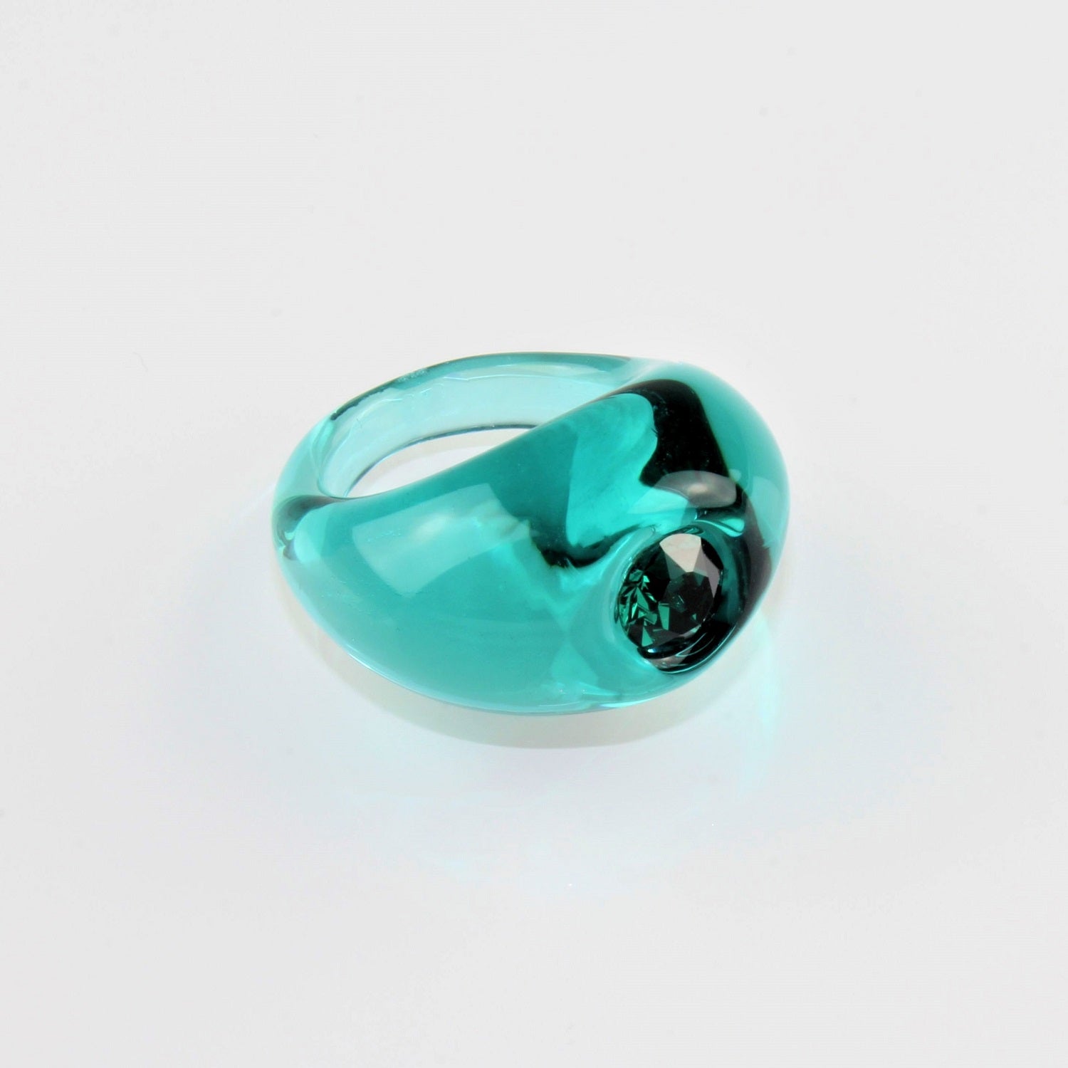 Bague "Solitaire" turquoise light