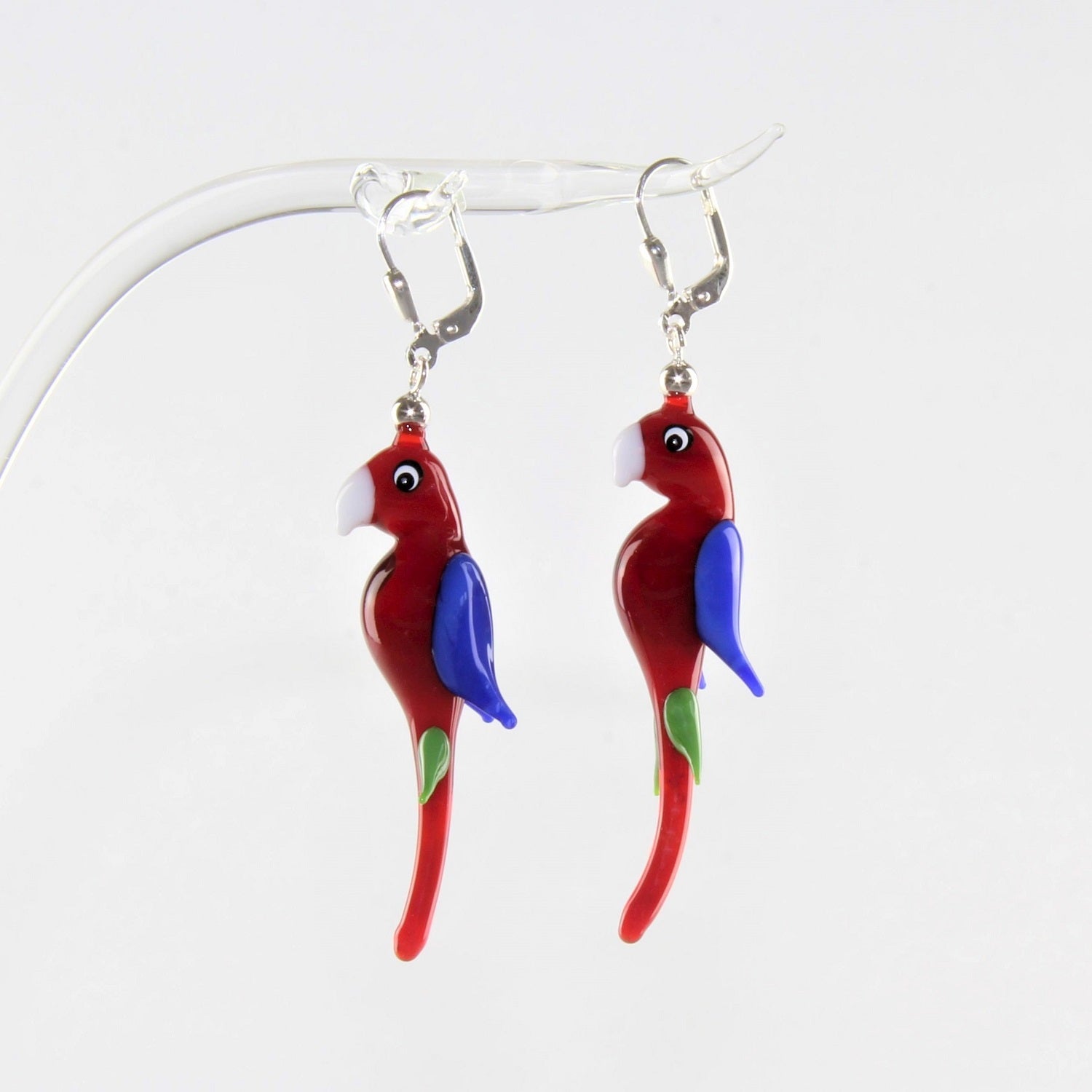 Boucles d'oreilles perroquet "Aras