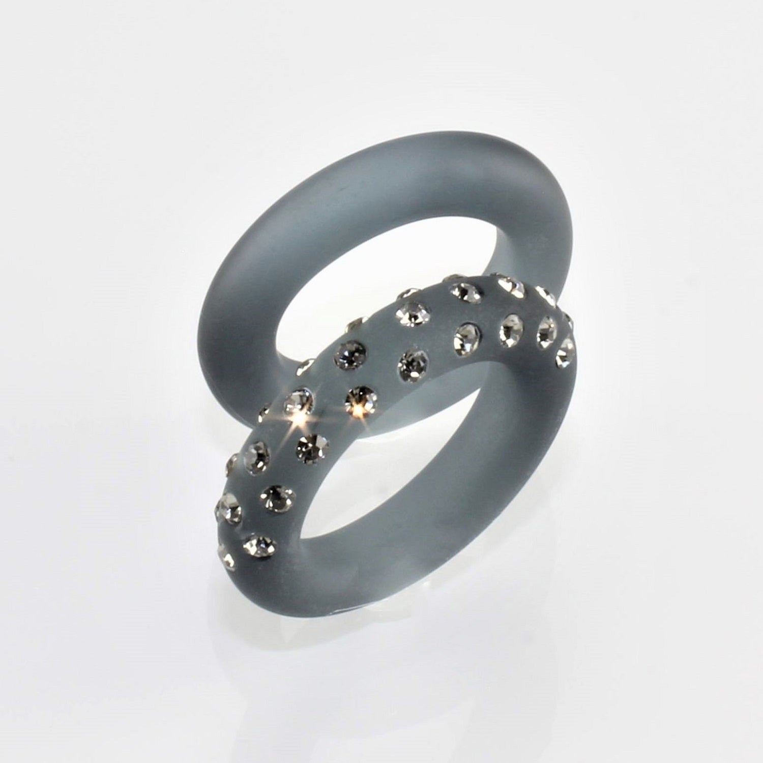 Ring " Brooklyn "Graphit