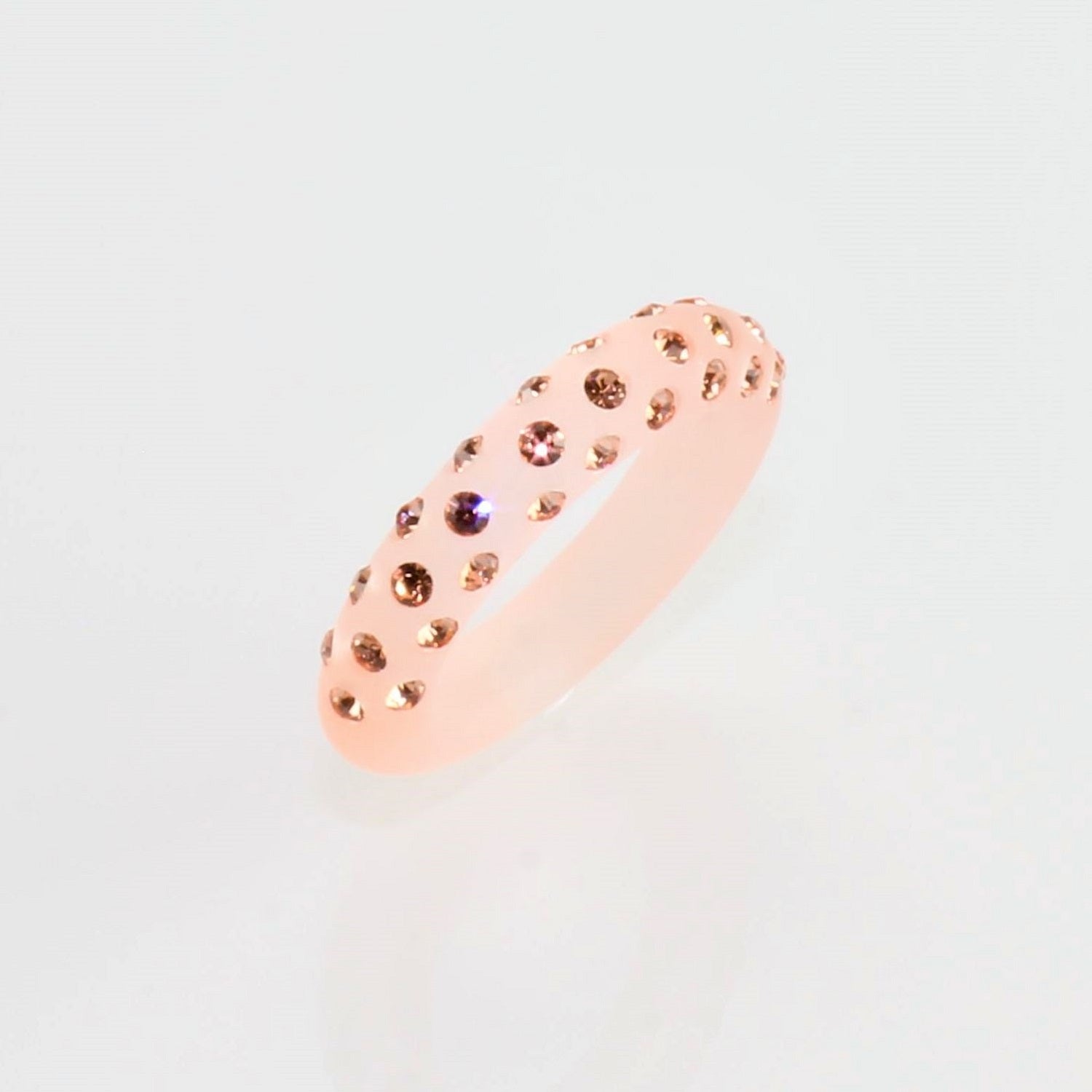 Bague " Brooklyn "vieux rose