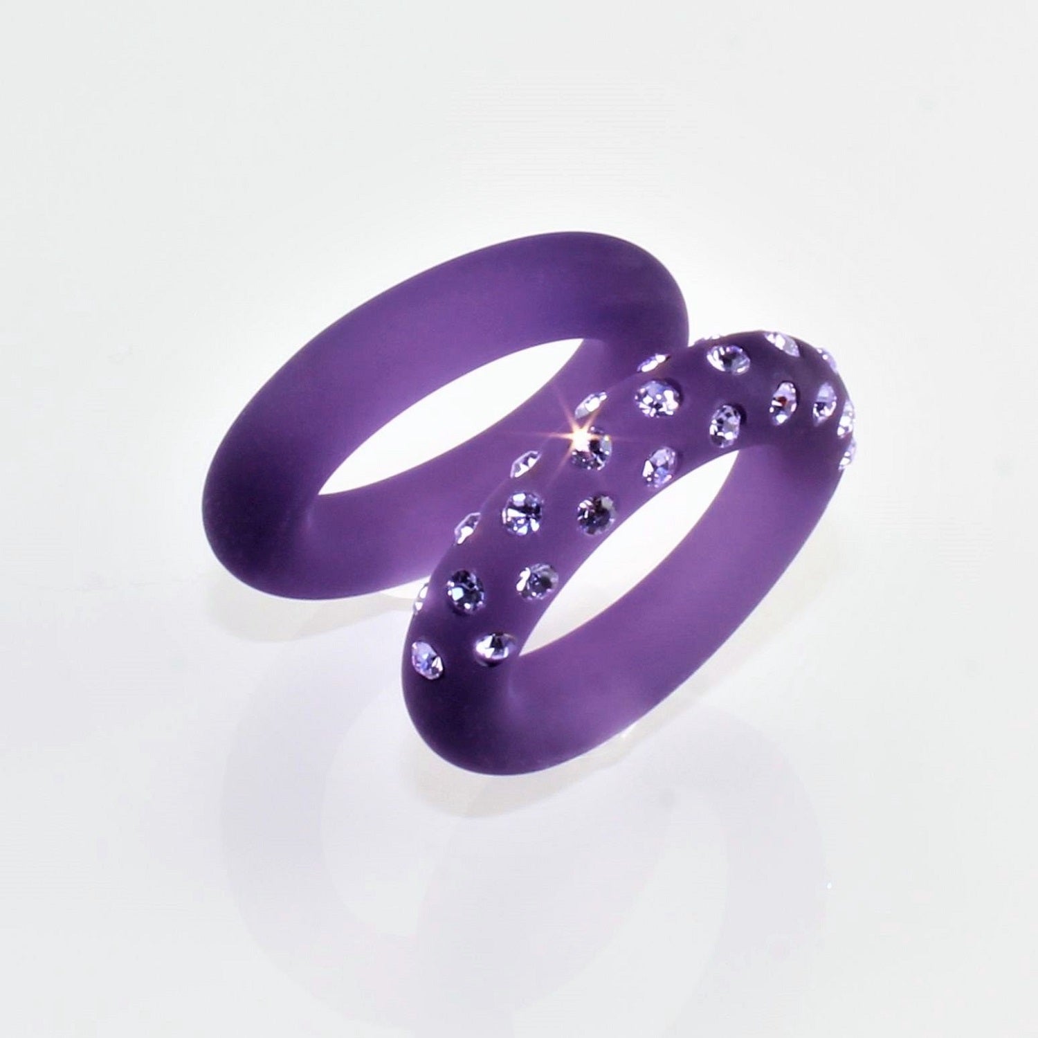 Ring " Brooklyn " violett blau