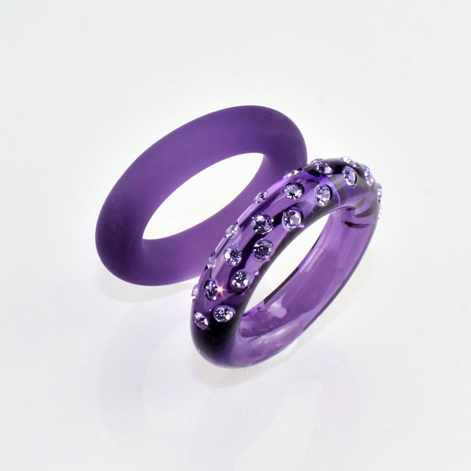 Ring " Brooklyn " violett blau