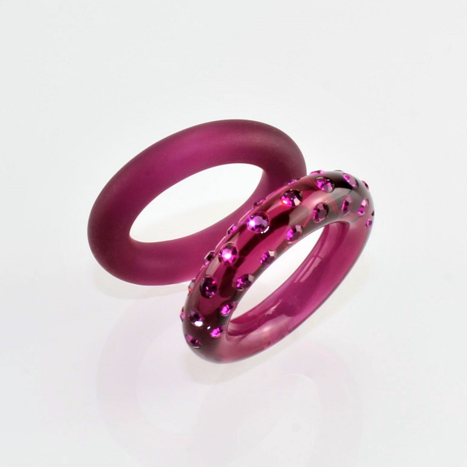 Ring " Brooklyn " Fuchsia