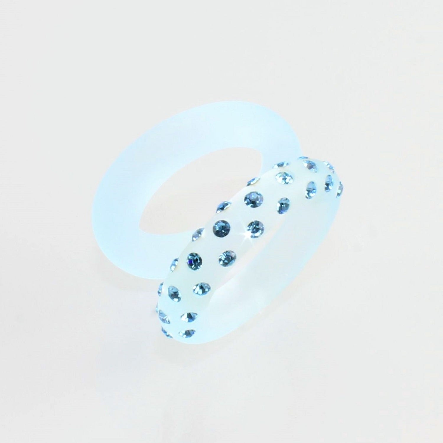 Ring " Brooklyn " eisblau