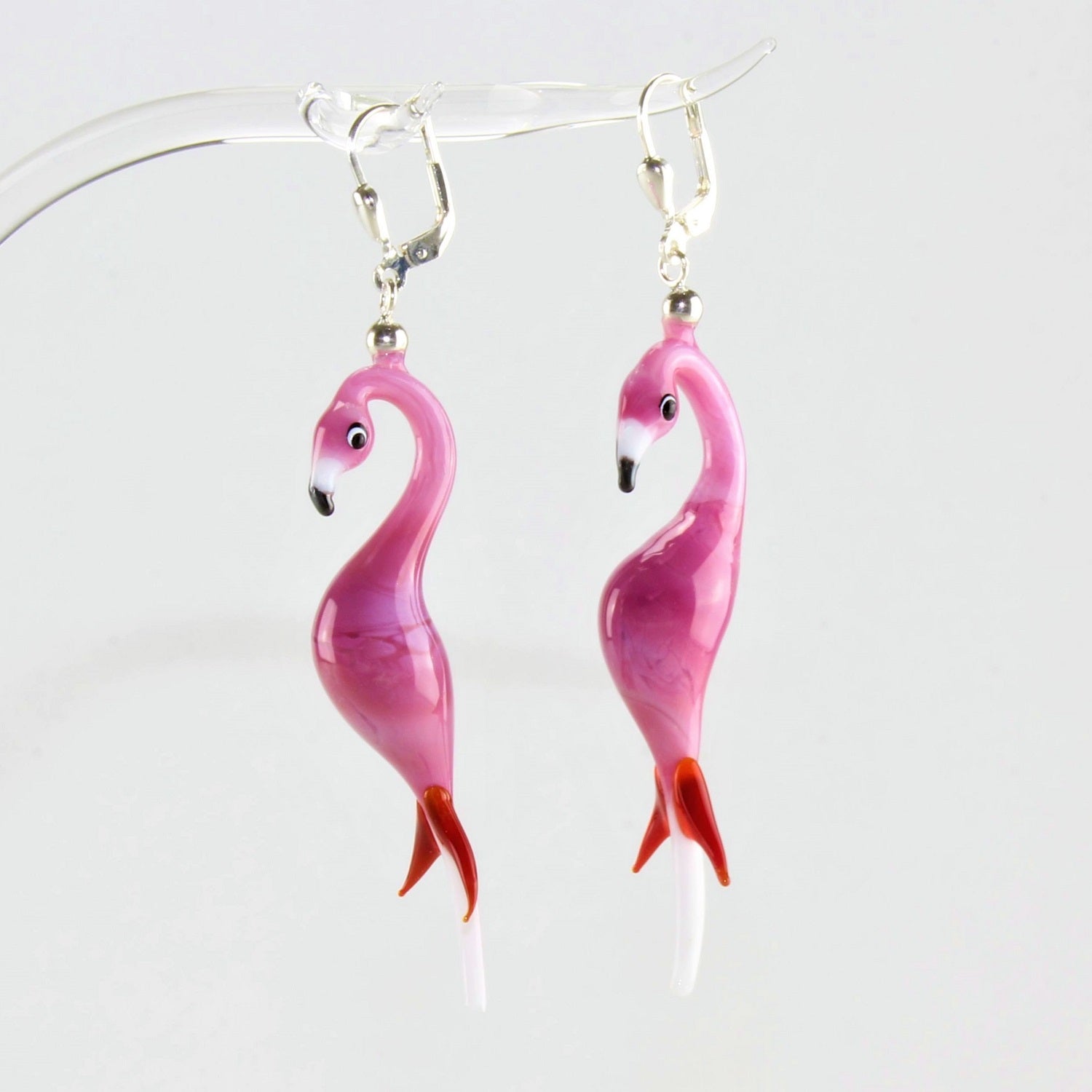 Boucles d'oreilles "Flamingo