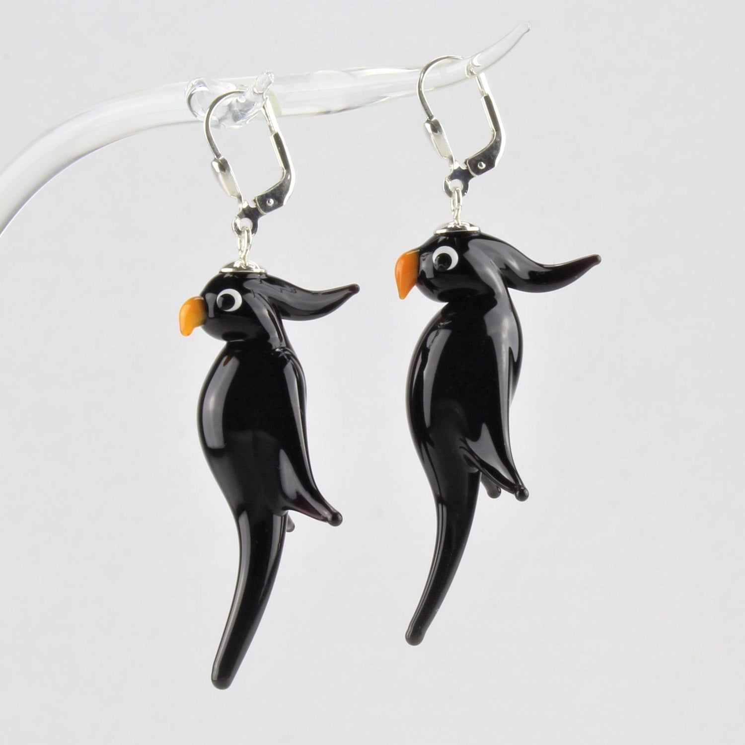 Boucles d'oreilles cacatoès