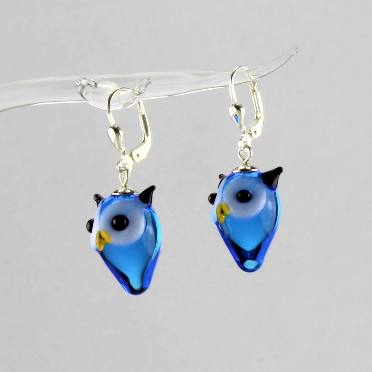 Boucles d'oreilles "Chouette