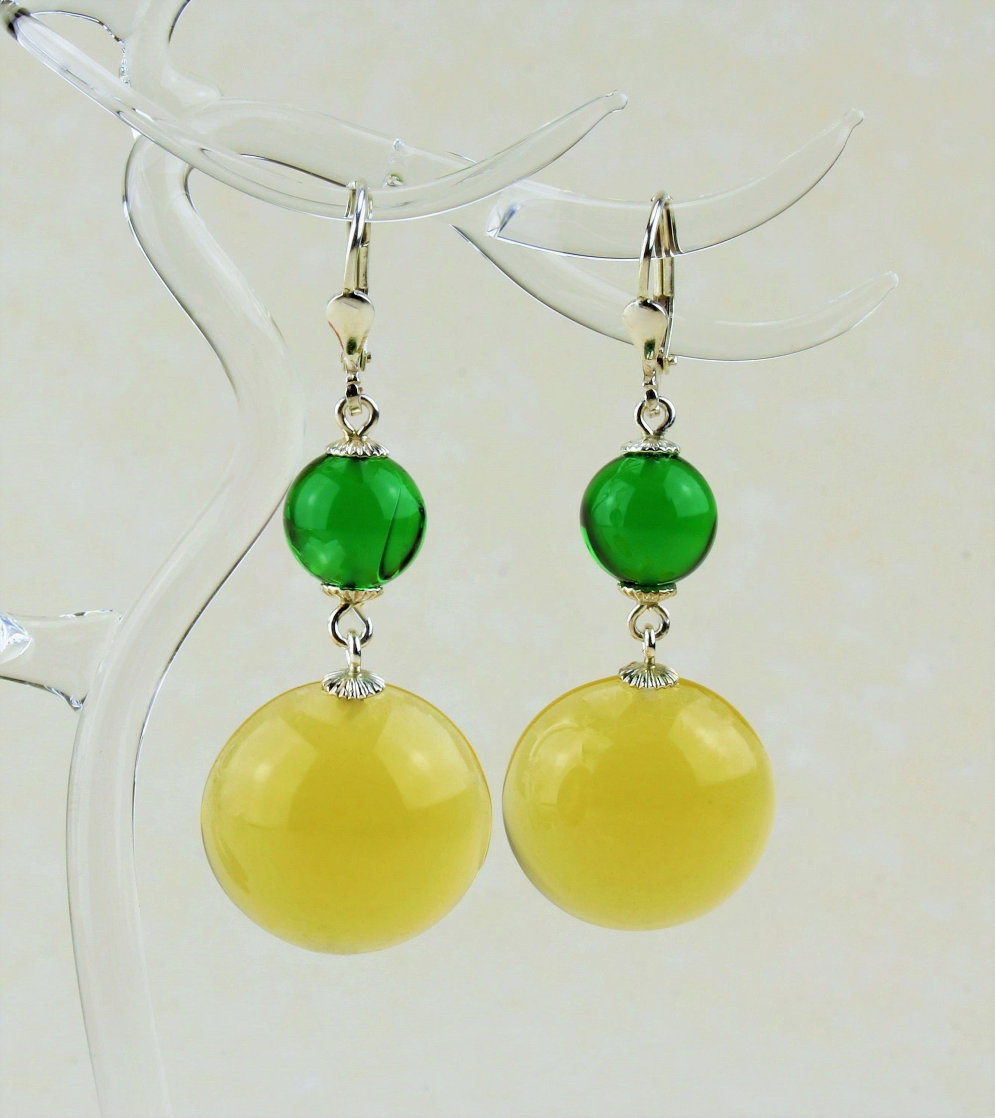 Boucles d'oreilles Pépites de citron