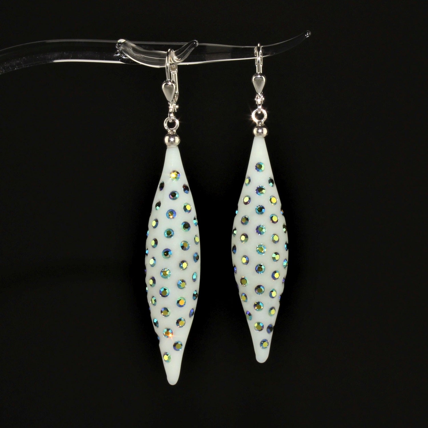 Boucles d'oreilles "Frieda" cristal coloré