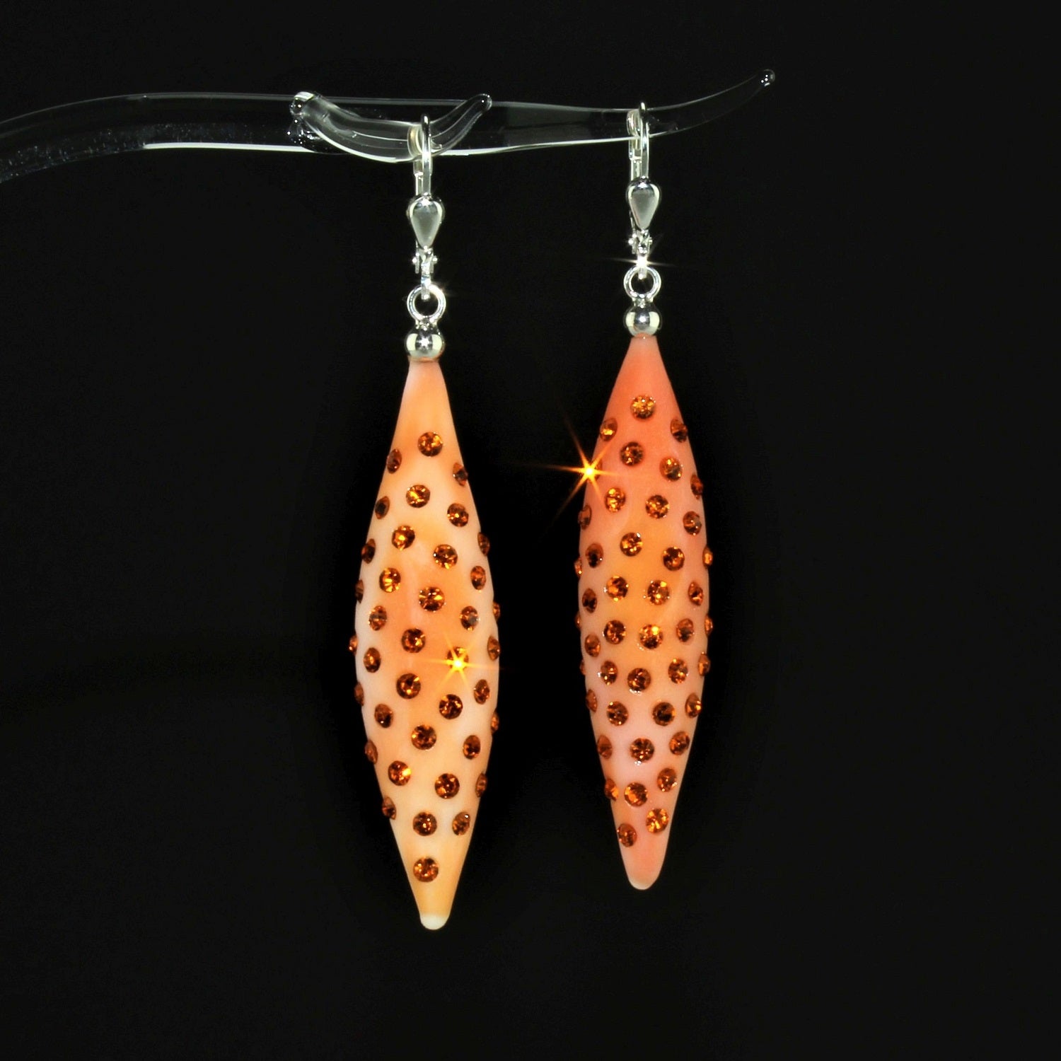 Boucles d'oreilles "Frieda" cristal coloré