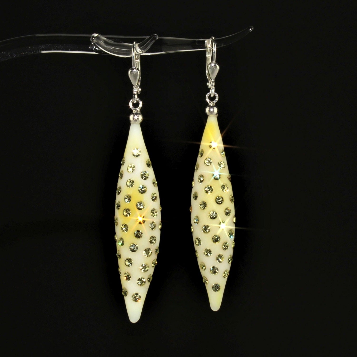 Boucles d'oreilles "Frieda" cristal coloré