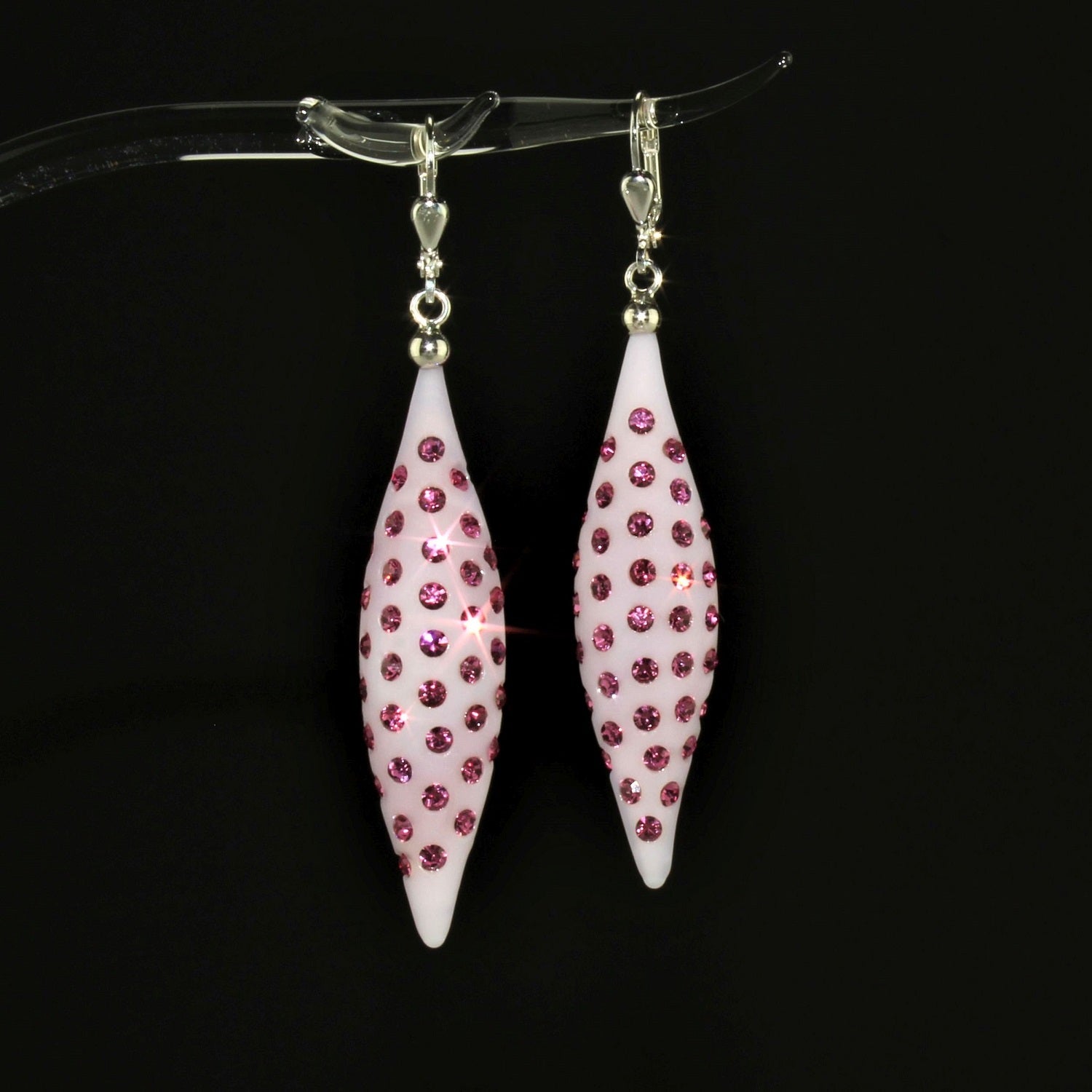 Boucles d'oreilles "Frieda" cristal coloré