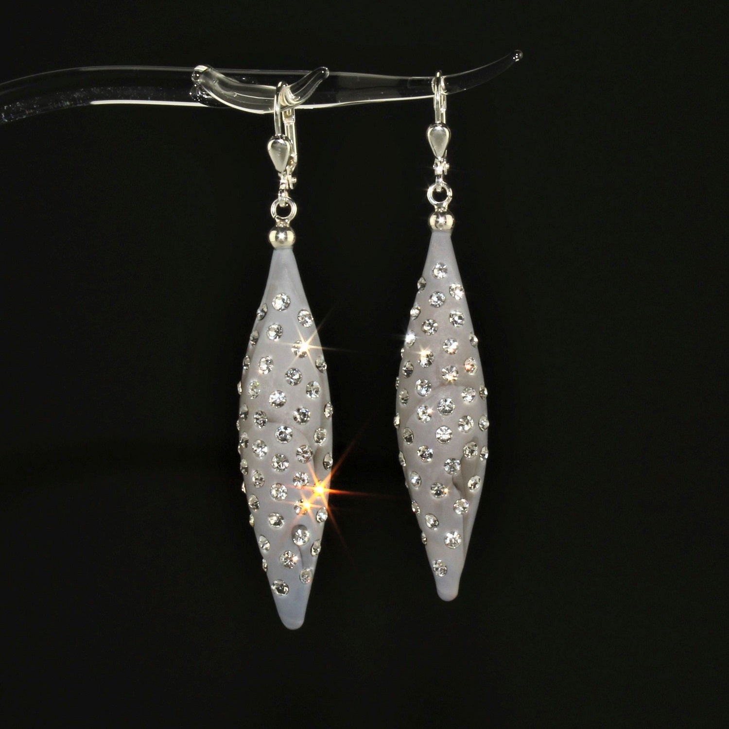Boucles d'oreilles "Frieda" cristal coloré