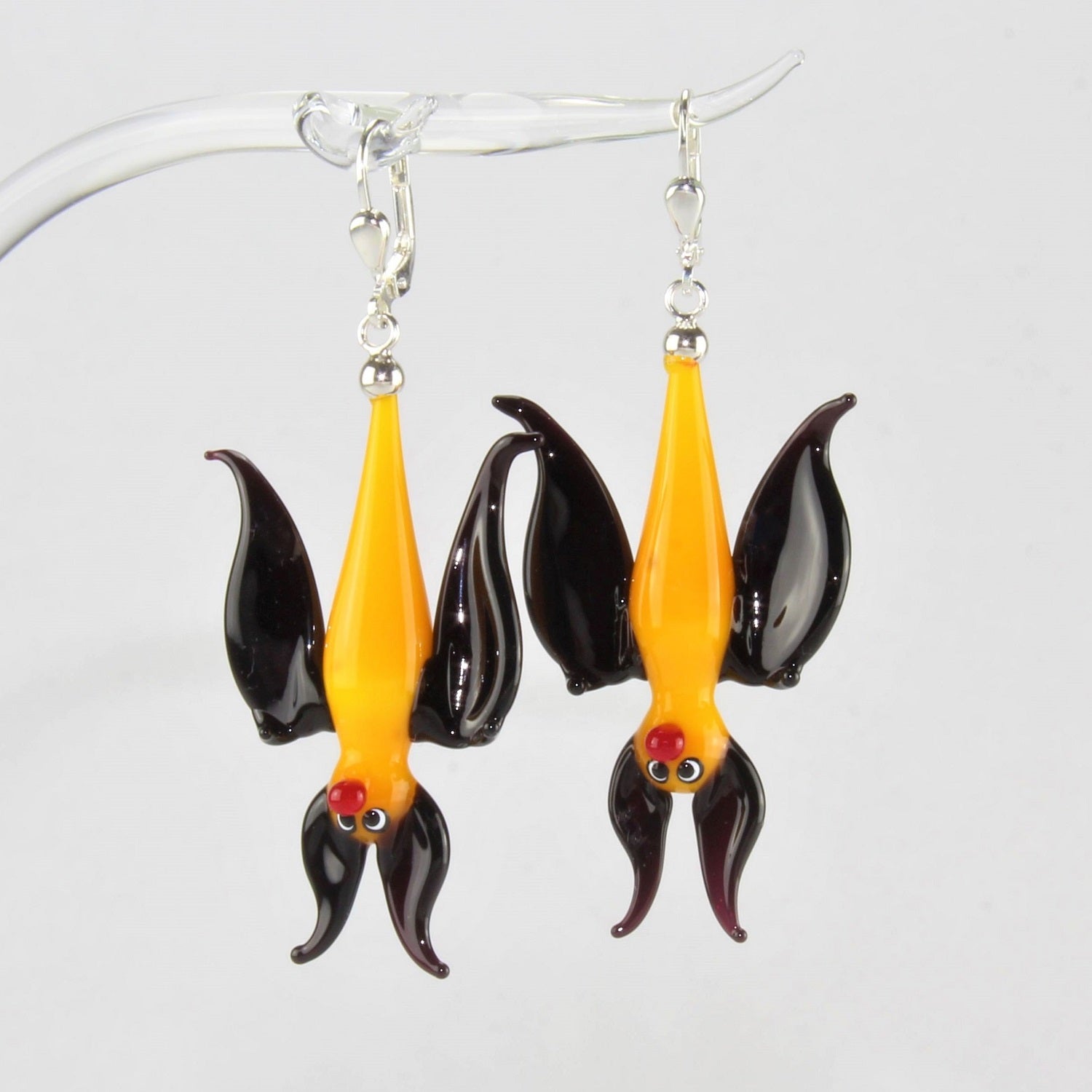 Ohrringe "Fledermaus" bunt
