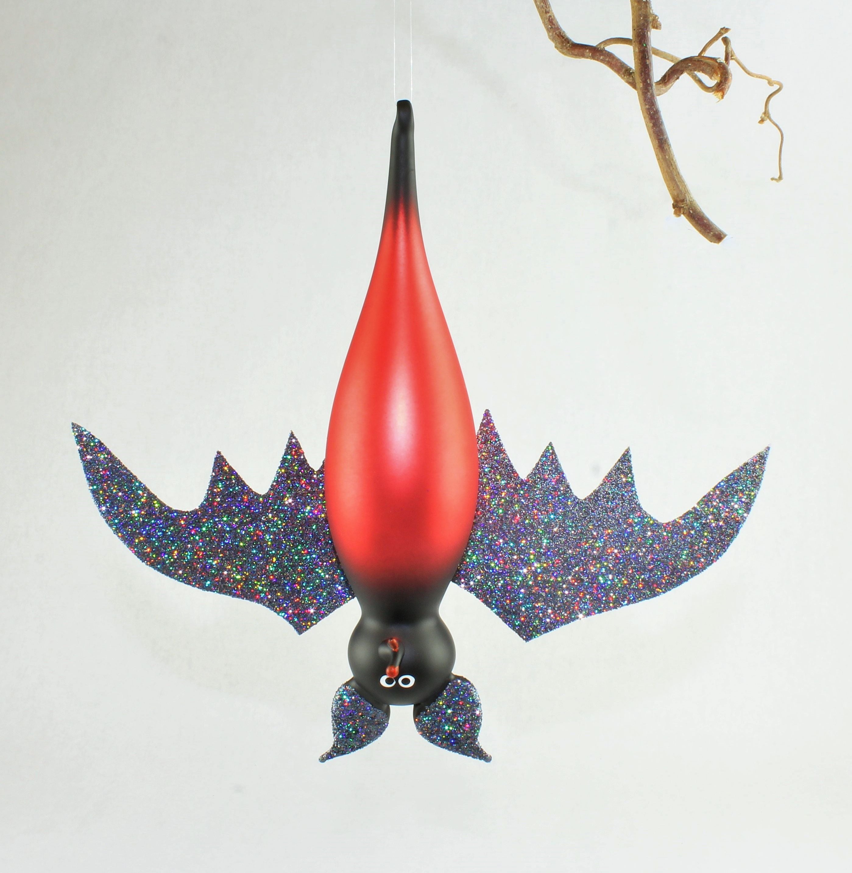 Pipistrello di vetro, grande rosso
