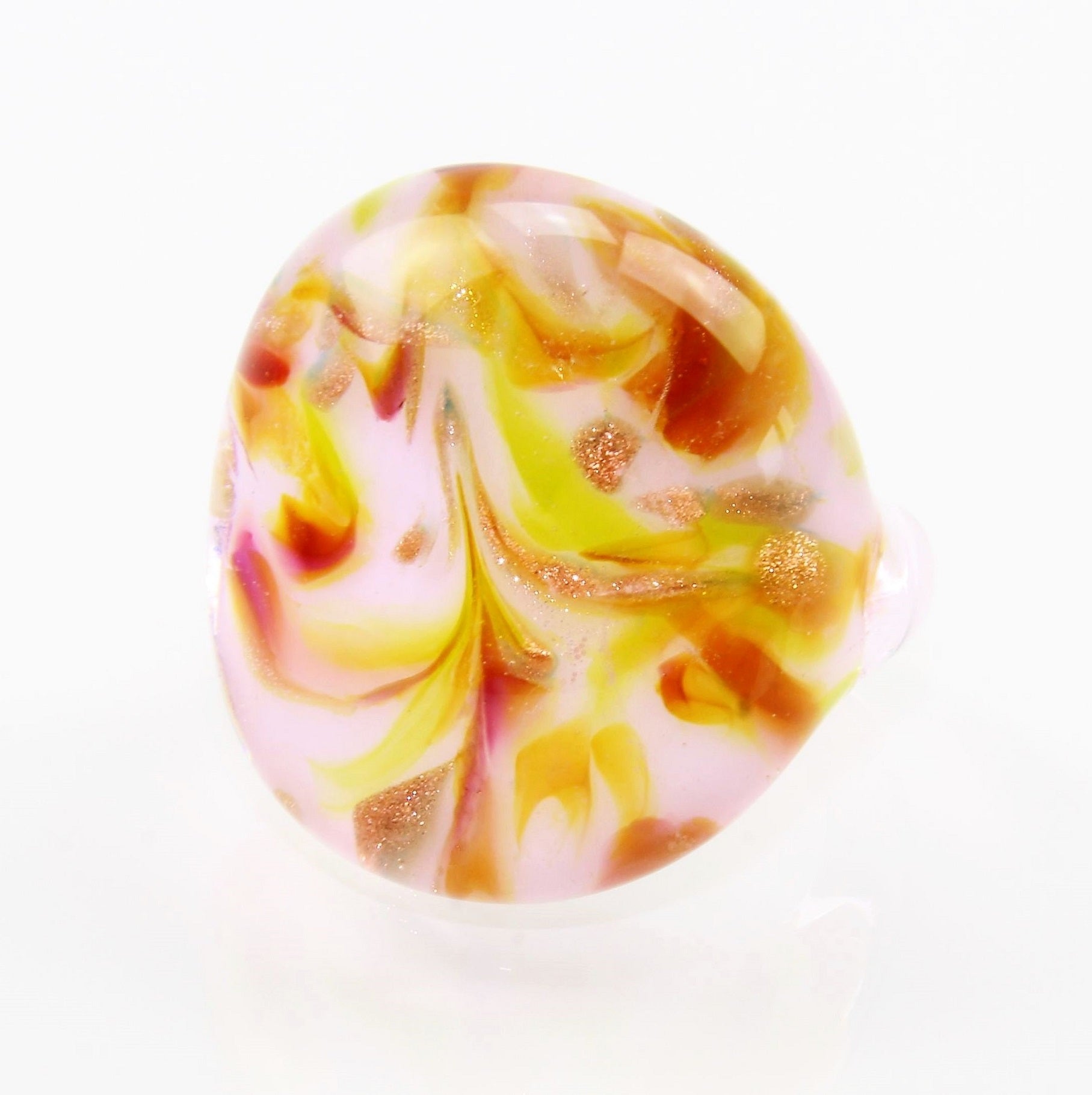 Bague "Madame" rose`marbré