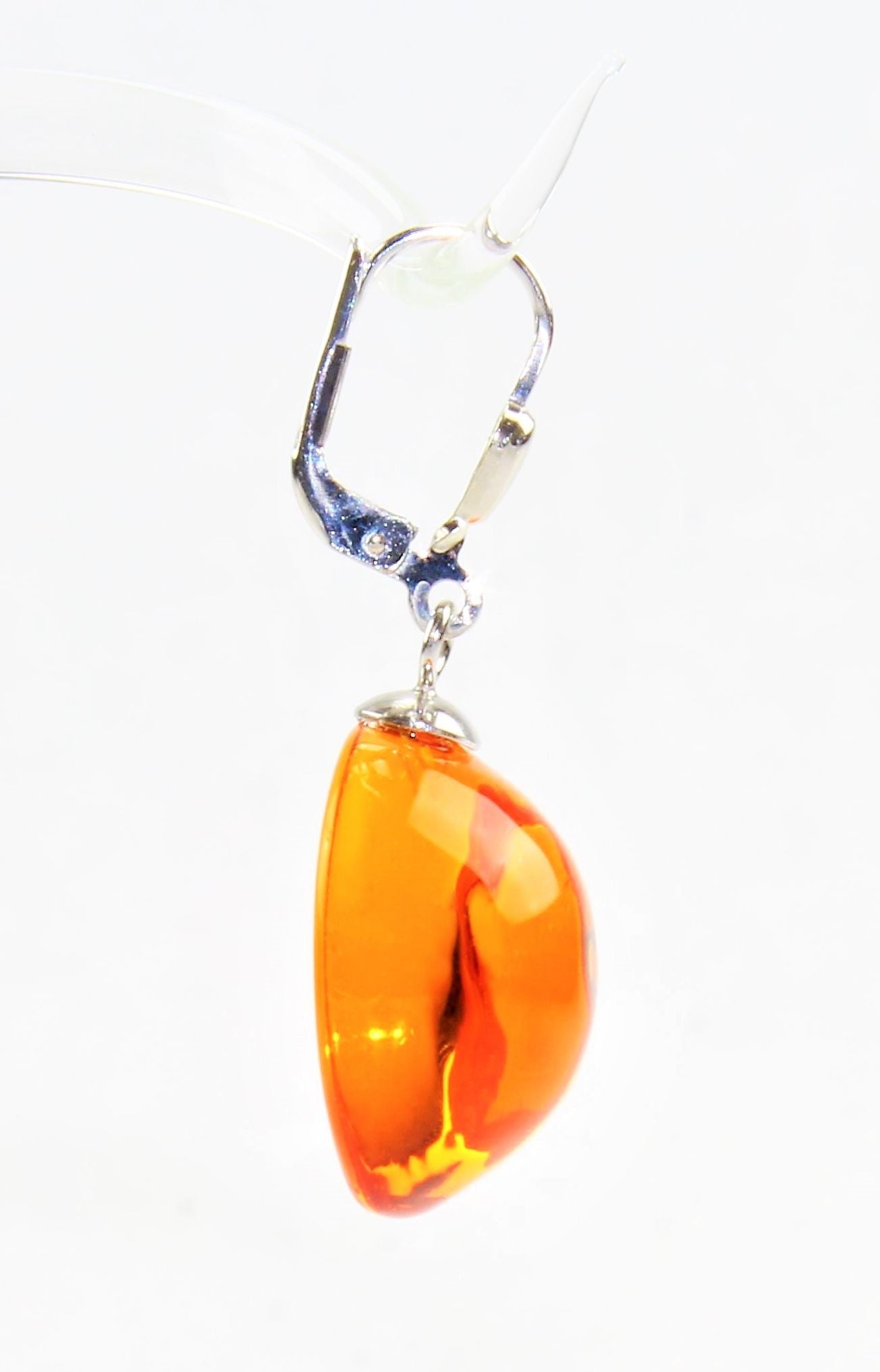 Orecchini pepite giallo-arancio
