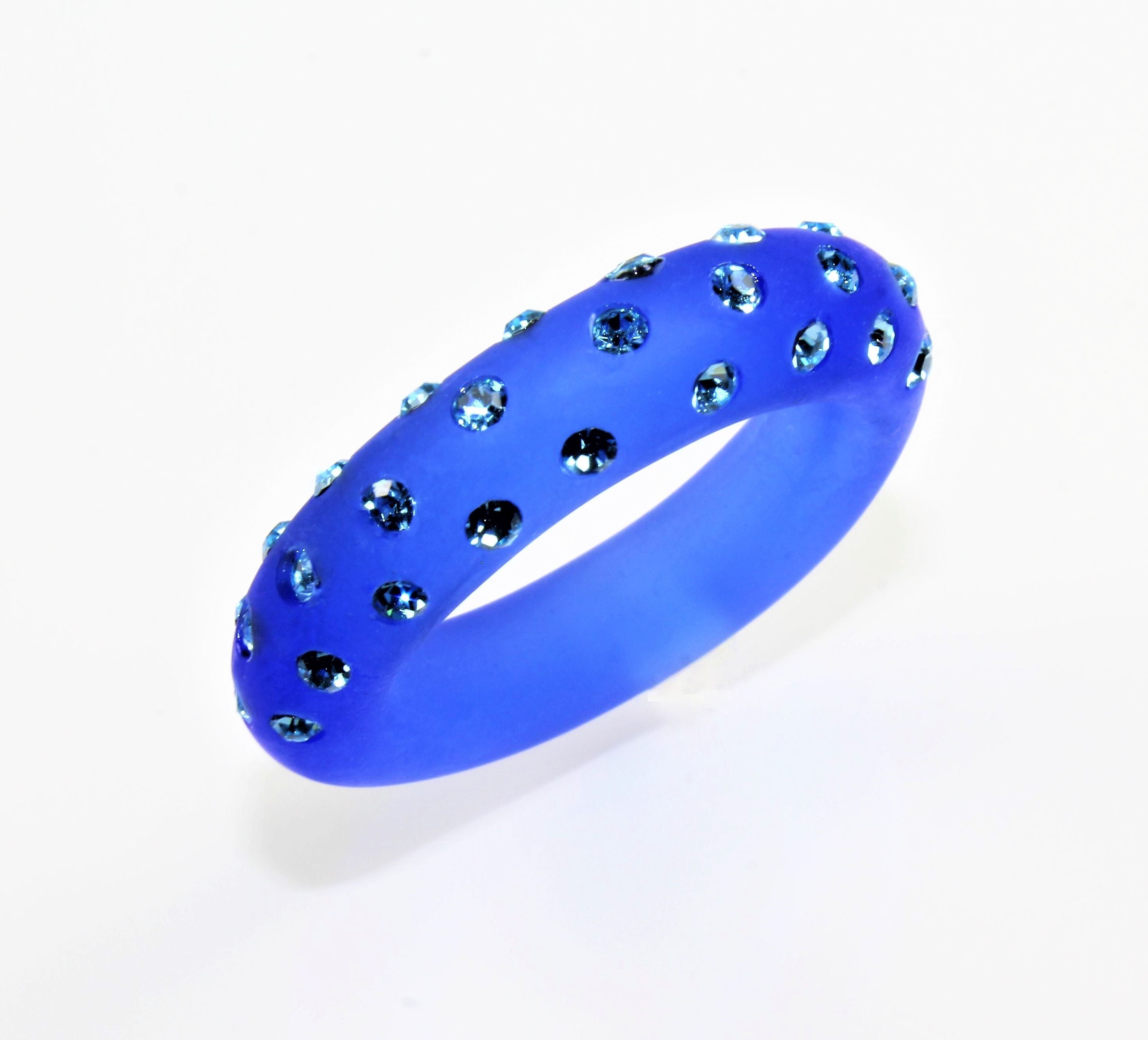 Ring " Brooklyn " Mittelblau