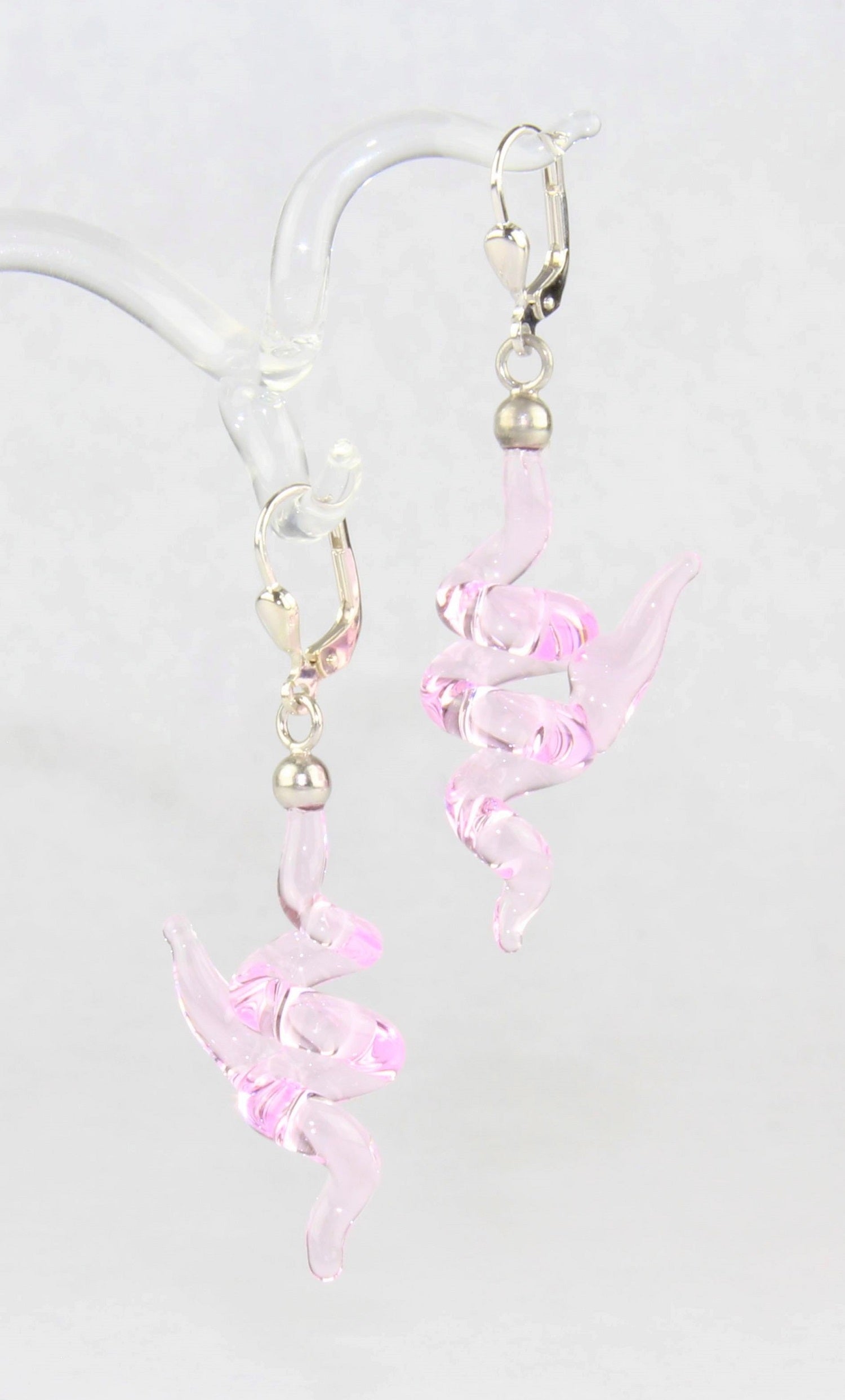 Boucles d'oreilles "Holly" colorées claires , argent 925/000 rhodié